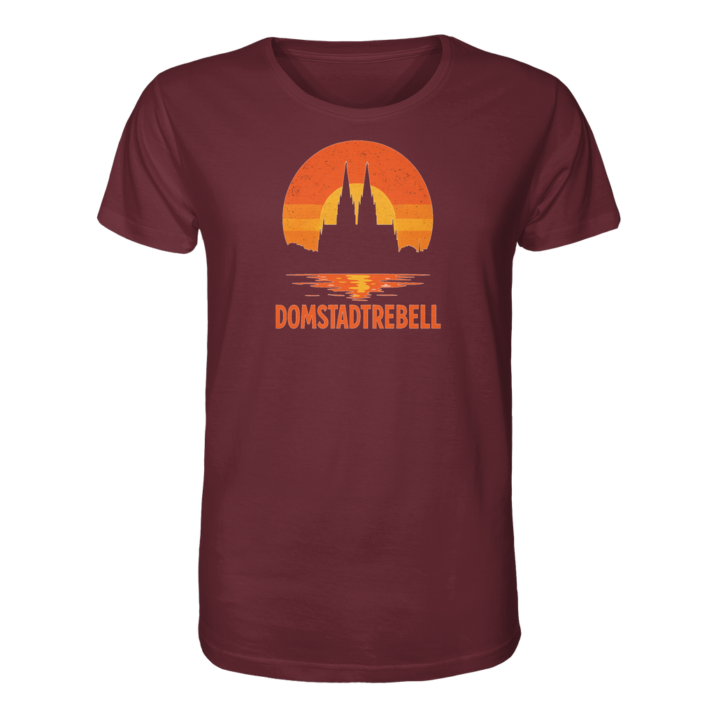 Domstadtrebell - Kölner Dom Sonnenuntergang - Organic Shirt