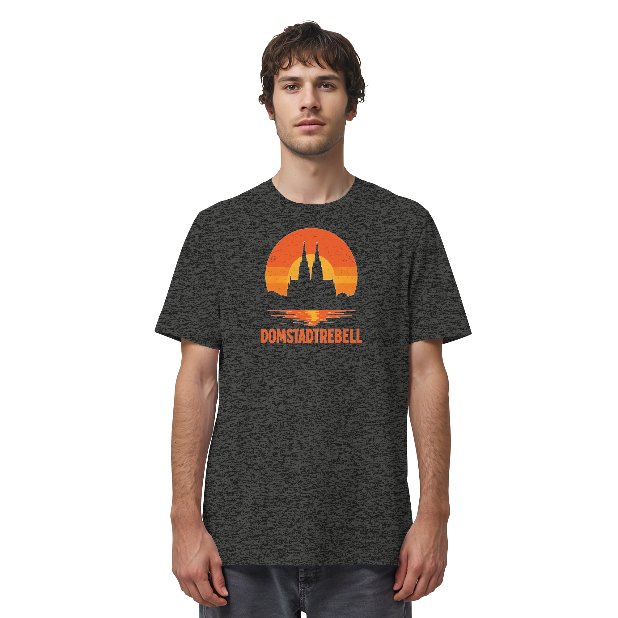 Domstadtrebell - Kölner Dom Sonnenuntergang - Organic Shirt