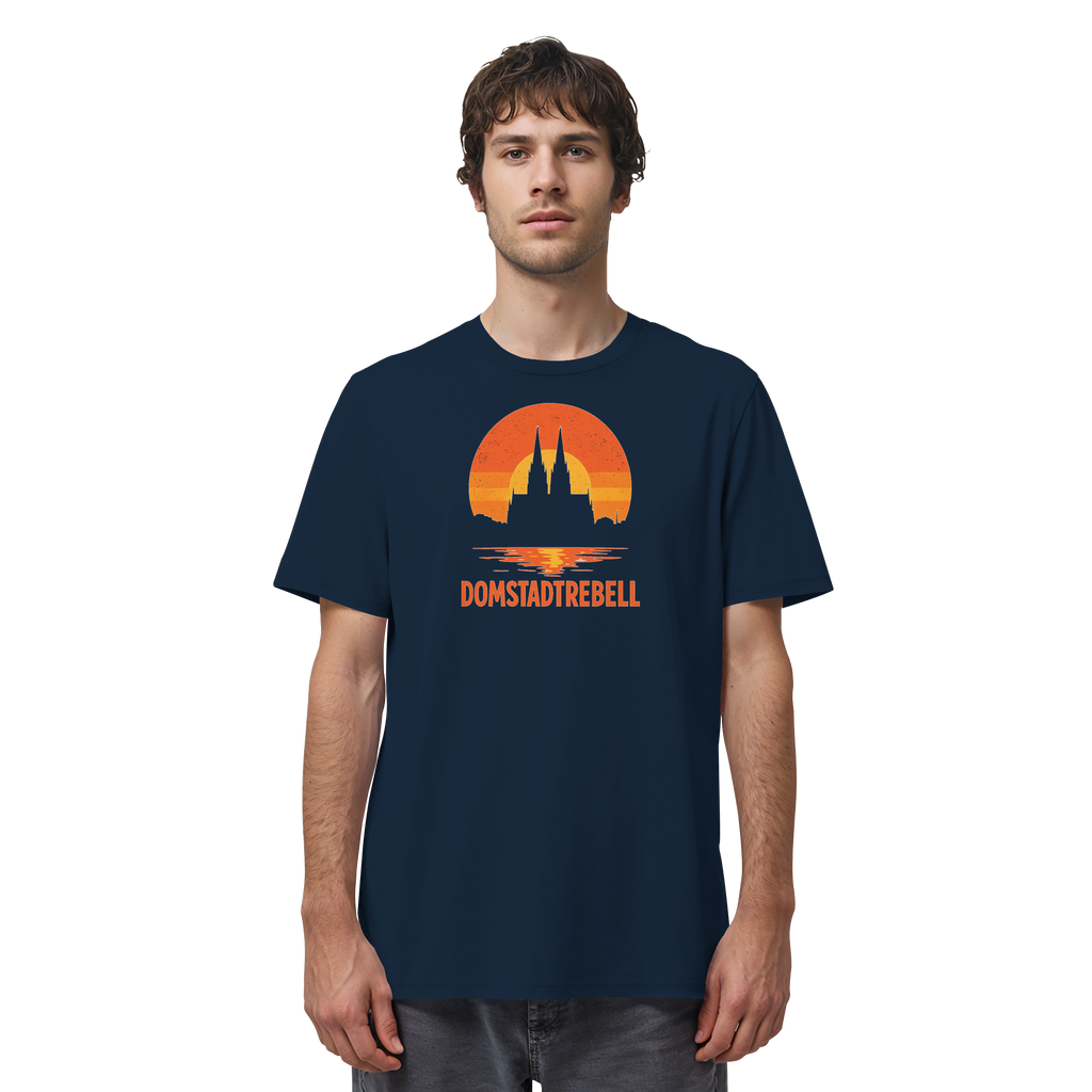 Domstadtrebell - Kölner Dom Sonnenuntergang - Organic Shirt
