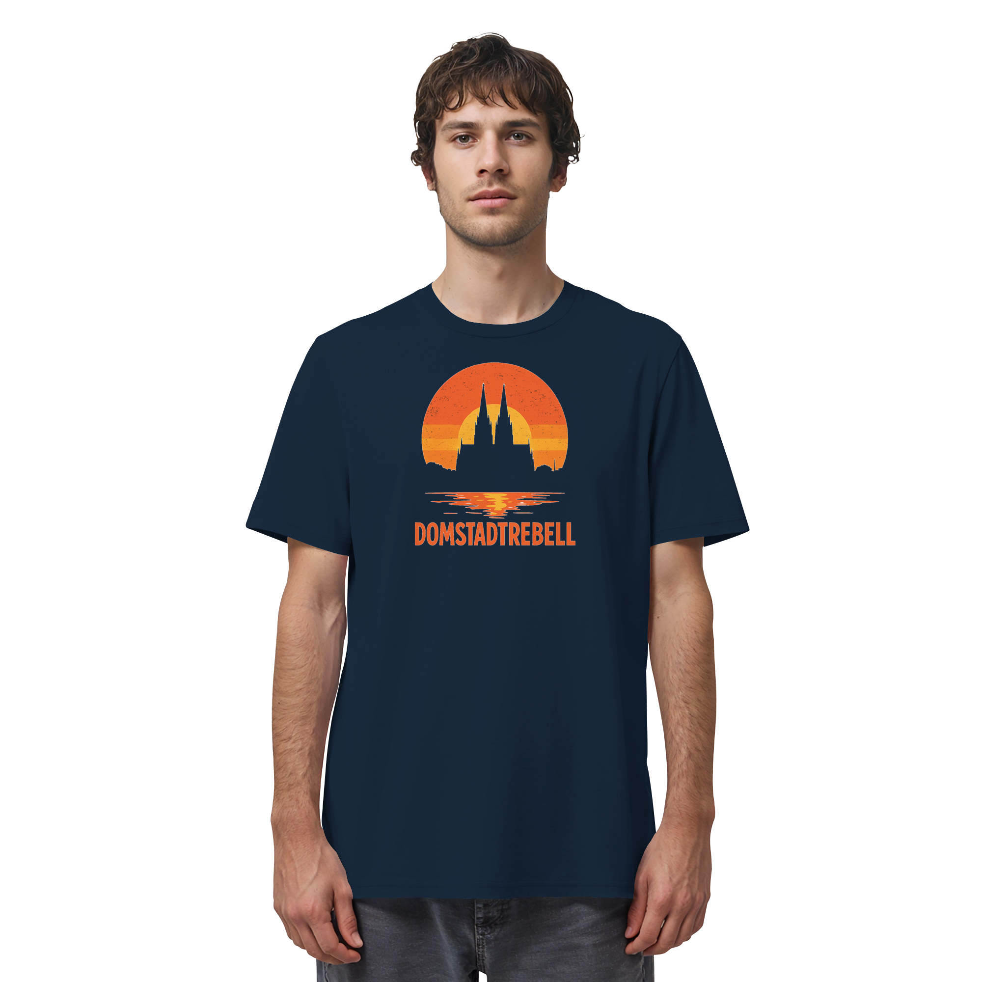 Domstadtrebell - Kölner Dom Sonnenuntergang - Organic Shirt