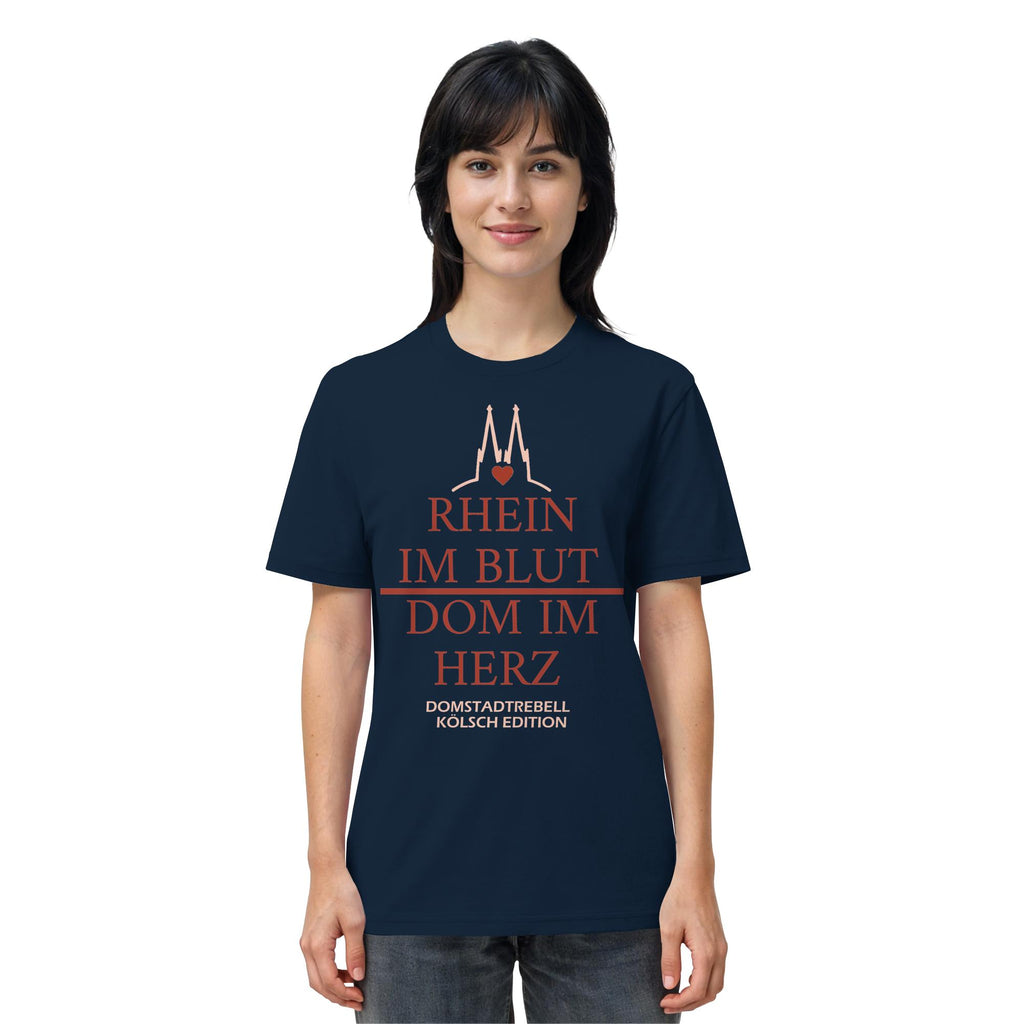 Domstadtrebell - Rhein im Blut Dom im Herz - Organic Shirt