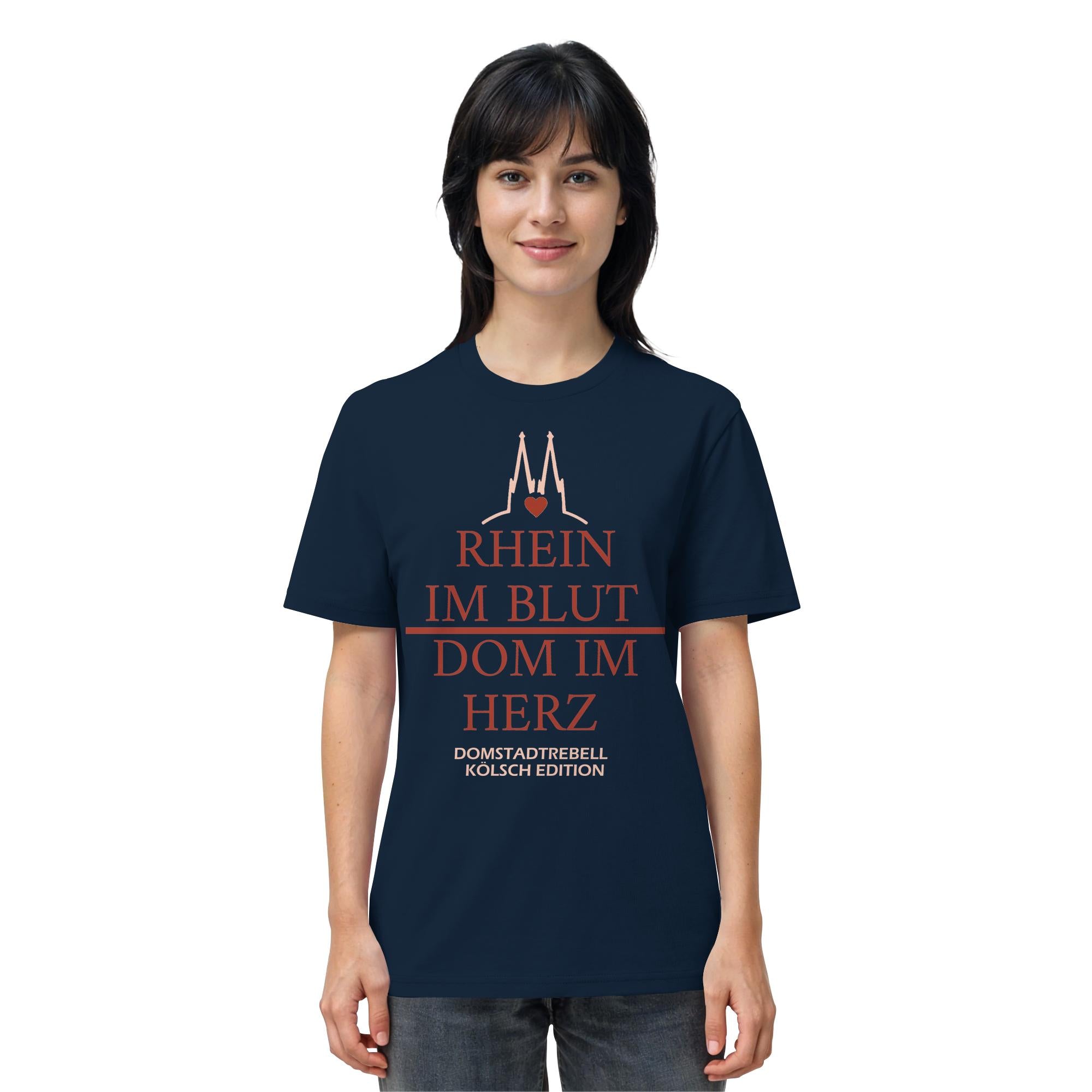 Domstadtrebell - Rhein im Blut Dom im Herz - Organic Shirt