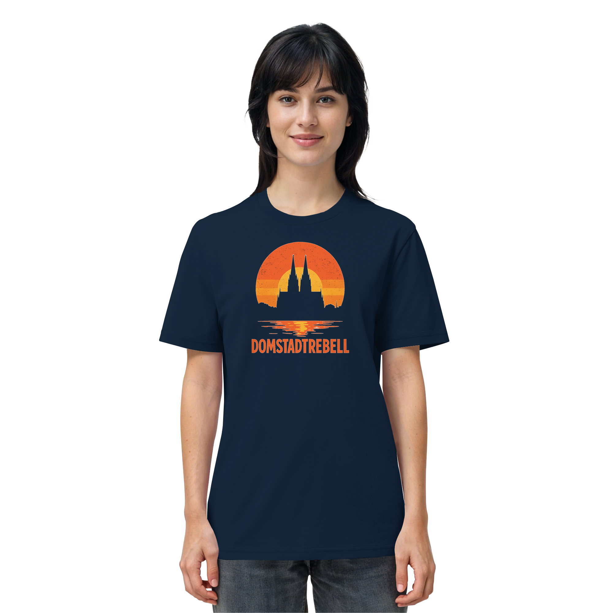 Domstadtrebell - Kölner Dom Sonnenuntergang - Organic Shirt