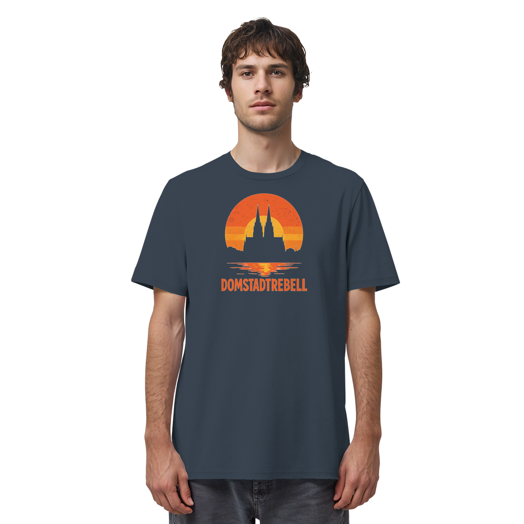 Domstadtrebell - Kölner Dom Sonnenuntergang - Organic Shirt