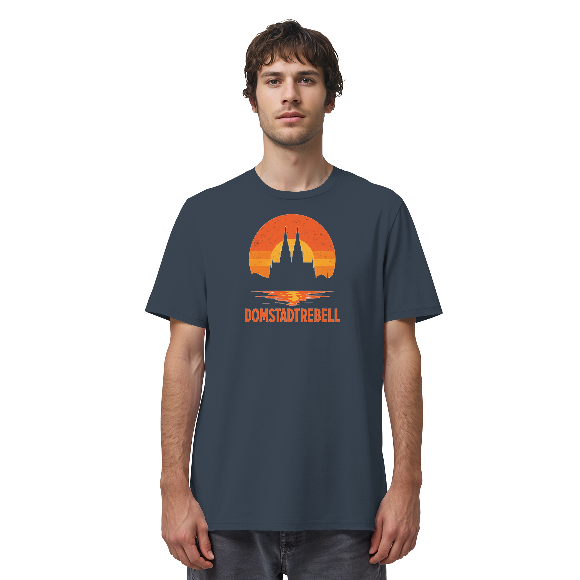 Domstadtrebell - Kölner Dom Sonnenuntergang - Organic Shirt