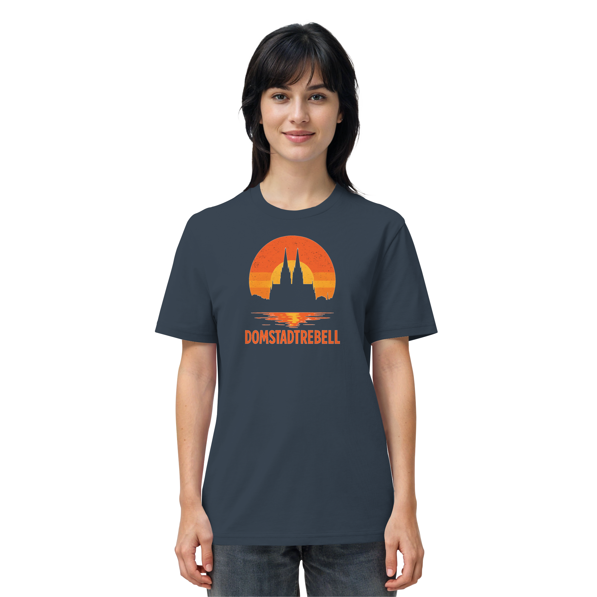 Domstadtrebell - Kölner Dom Sonnenuntergang - Organic Shirt