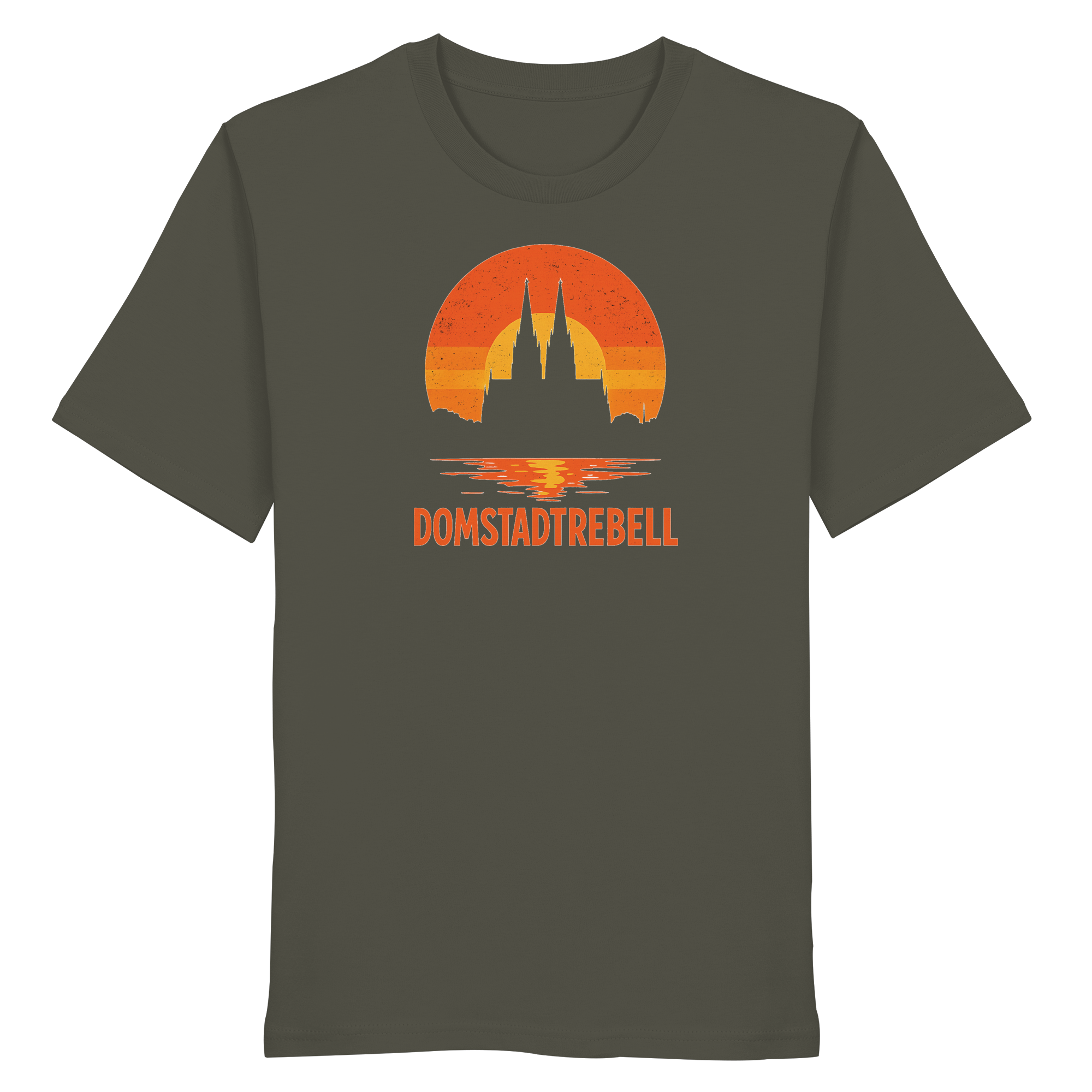 Domstadtrebell - Kölner Dom Sonnenuntergang - Organic Shirt