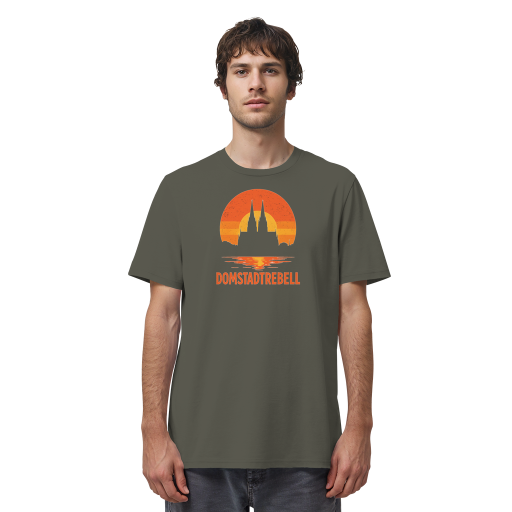 Domstadtrebell - Kölner Dom Sonnenuntergang - Organic Shirt