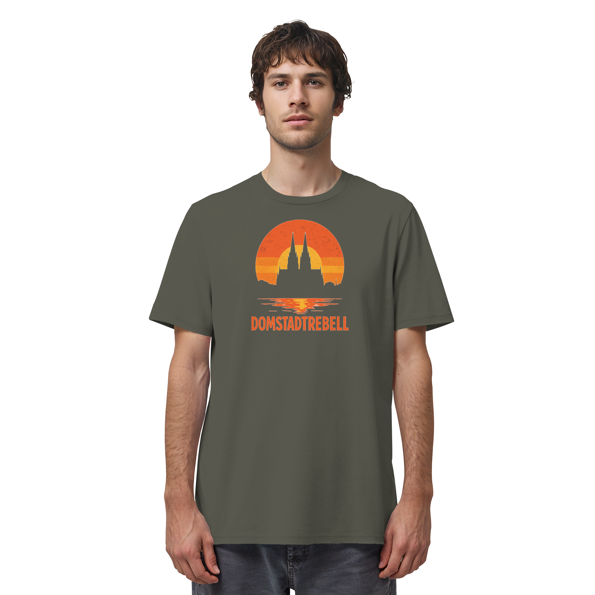 Domstadtrebell - Kölner Dom Sonnenuntergang - Organic Shirt