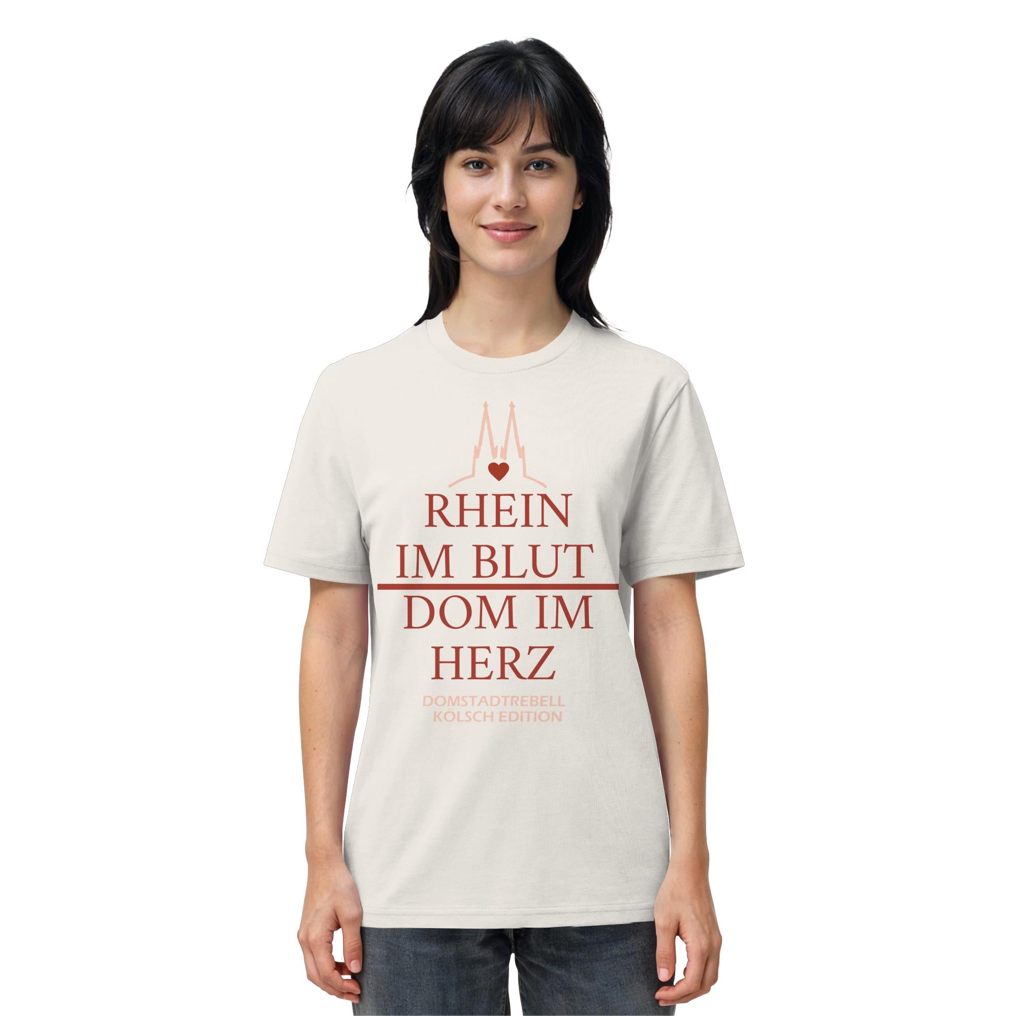 Domstadtrebell - Rhein im Blut Dom im Herz - Organic Shirt