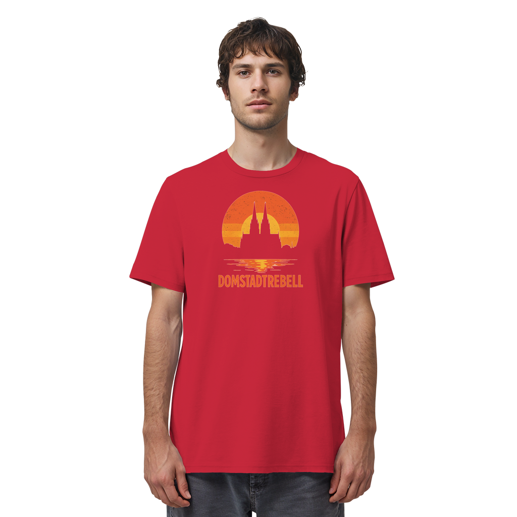 Domstadtrebell - Kölner Dom Sonnenuntergang - Organic Shirt