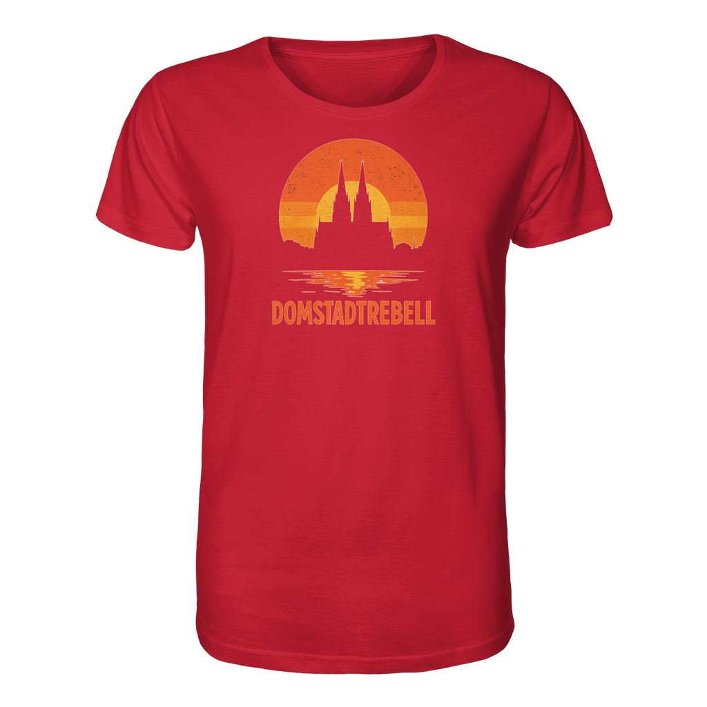 Domstadtrebell - Kölner Dom Sonnenuntergang - Organic Shirt