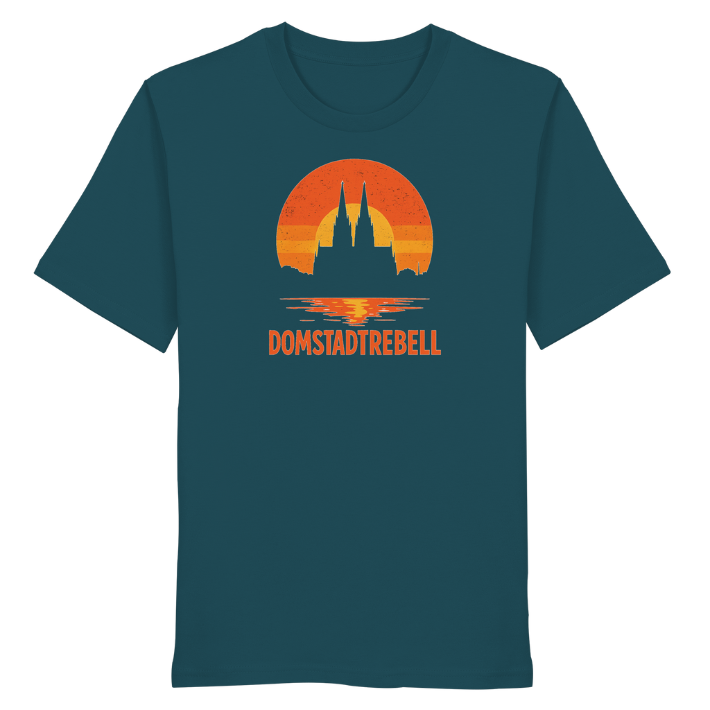 Domstadtrebell - Kölner Dom Sonnenuntergang - Organic Shirt
