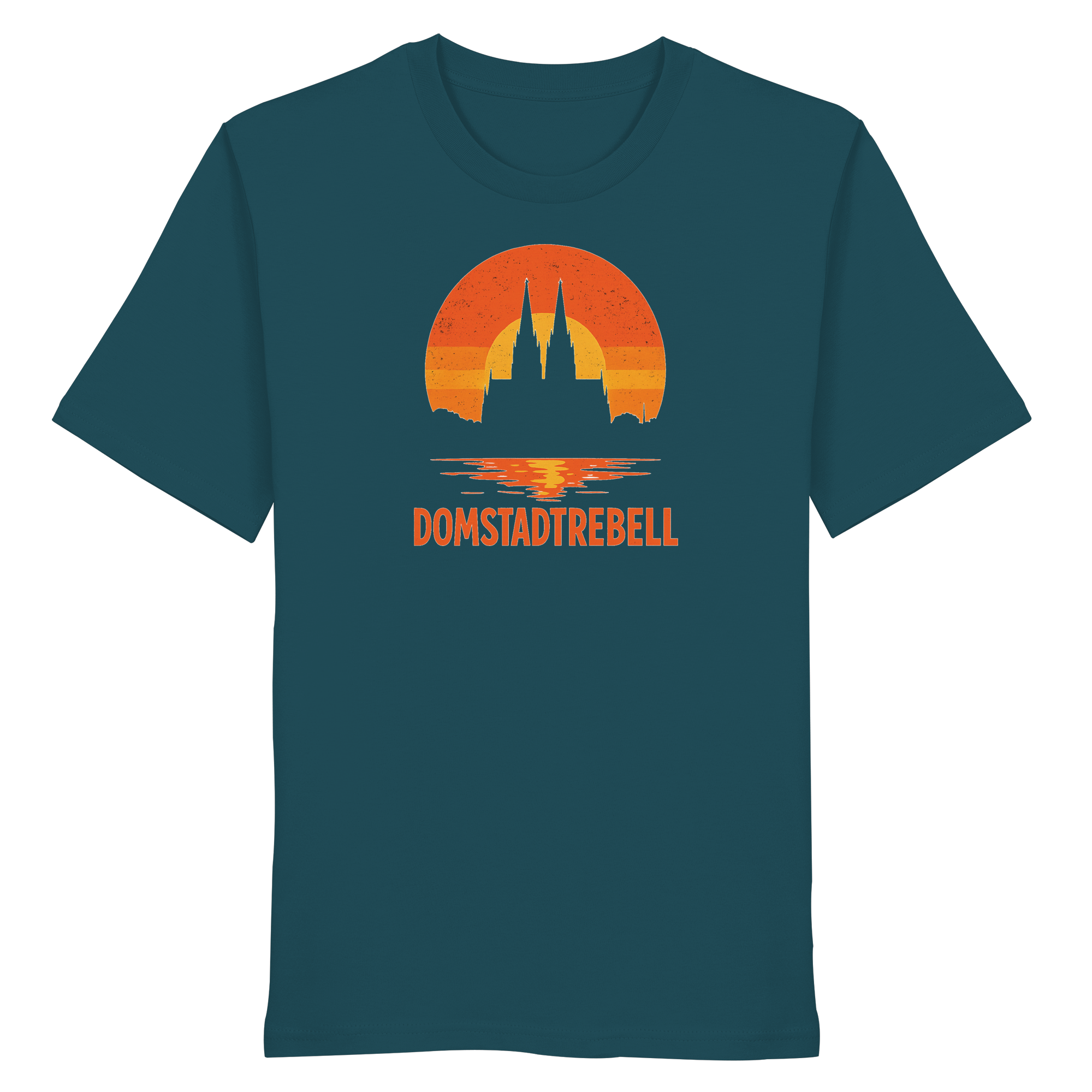 Domstadtrebell - Kölner Dom Sonnenuntergang - Organic Shirt