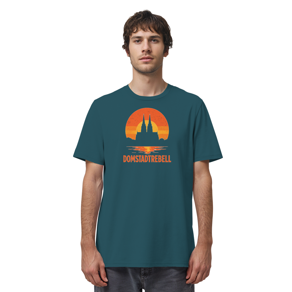 Domstadtrebell - Kölner Dom Sonnenuntergang - Organic Shirt