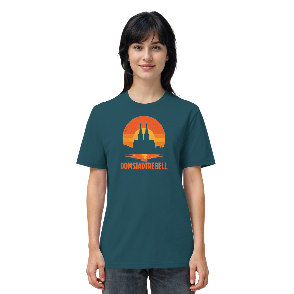 Domstadtrebell - Kölner Dom Sonnenuntergang - Organic Shirt