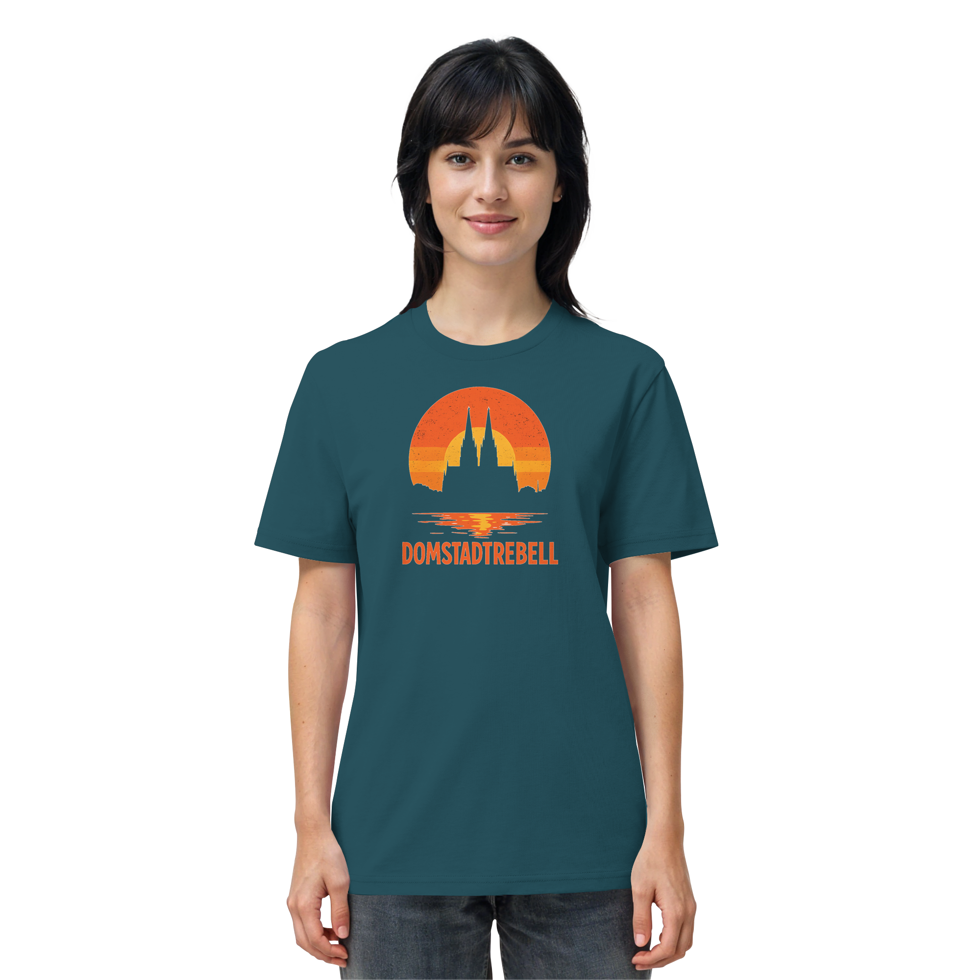 Domstadtrebell - Kölner Dom Sonnenuntergang - Organic Shirt