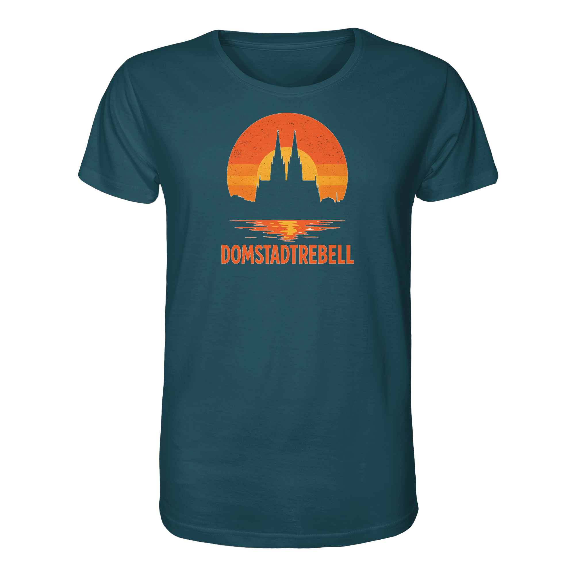 Domstadtrebell - Kölner Dom Sonnenuntergang - Organic Shirt
