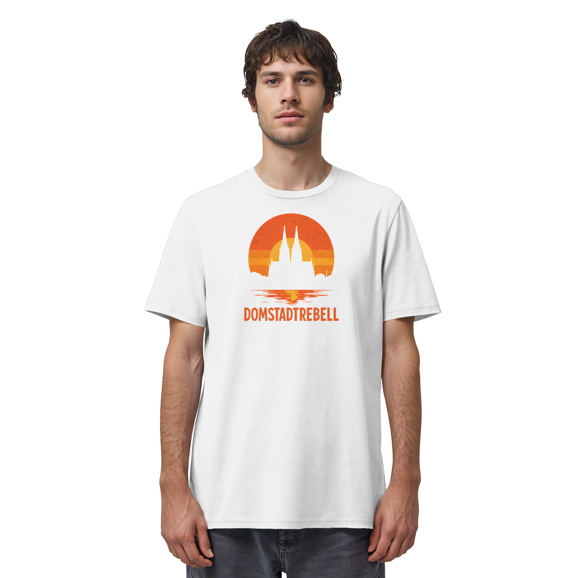 Domstadtrebell - Kölner Dom Sonnenuntergang - Organic Shirt