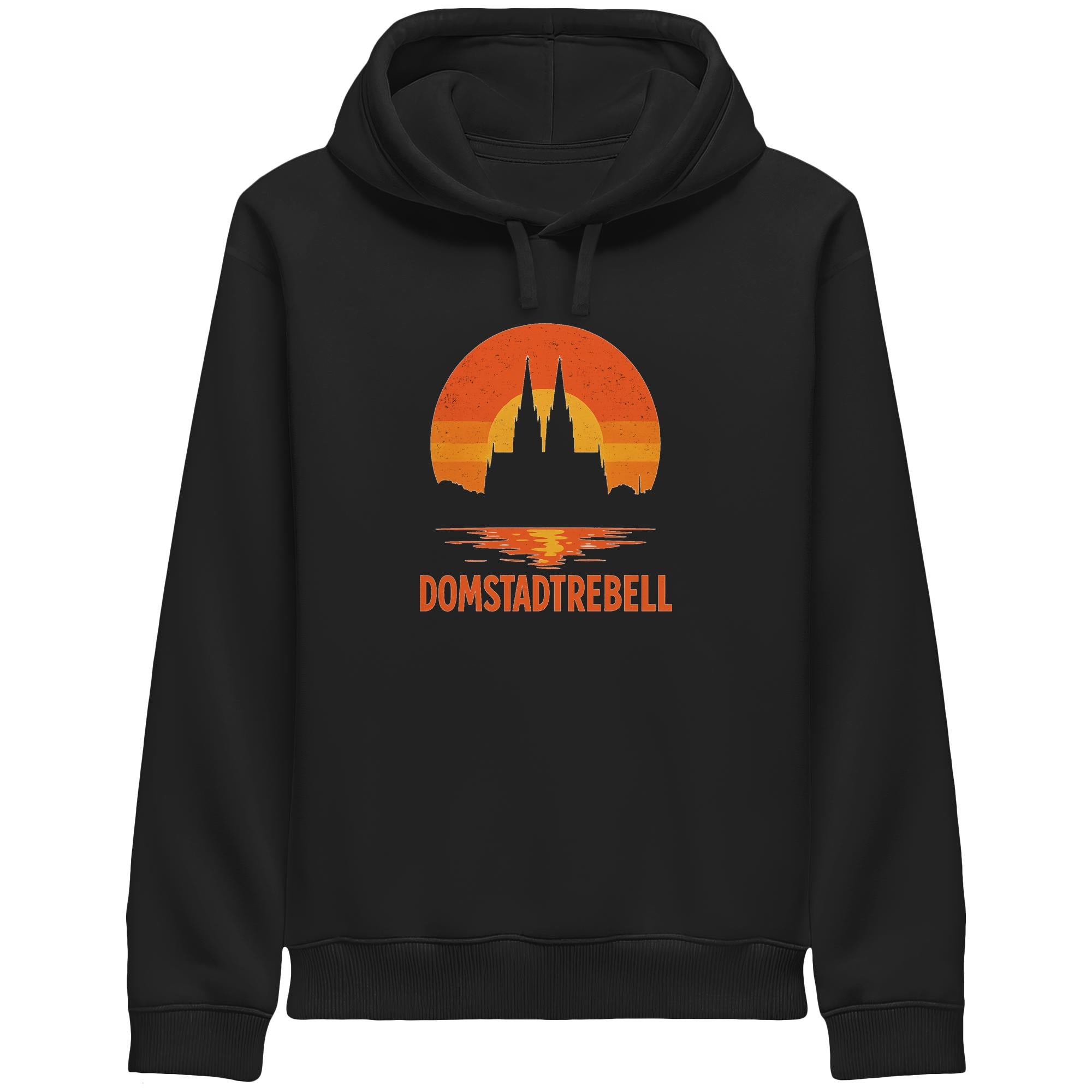 Domstadtrebell - Kölner Dom Sonnenuntergang - Organic Side Pocket Hoodie