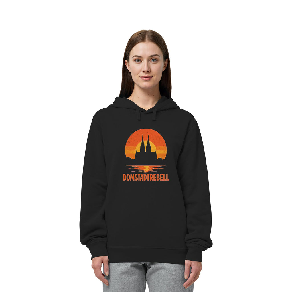 Domstadtrebell - Kölner Dom Sonnenuntergang - Organic Side Pocket Hoodie