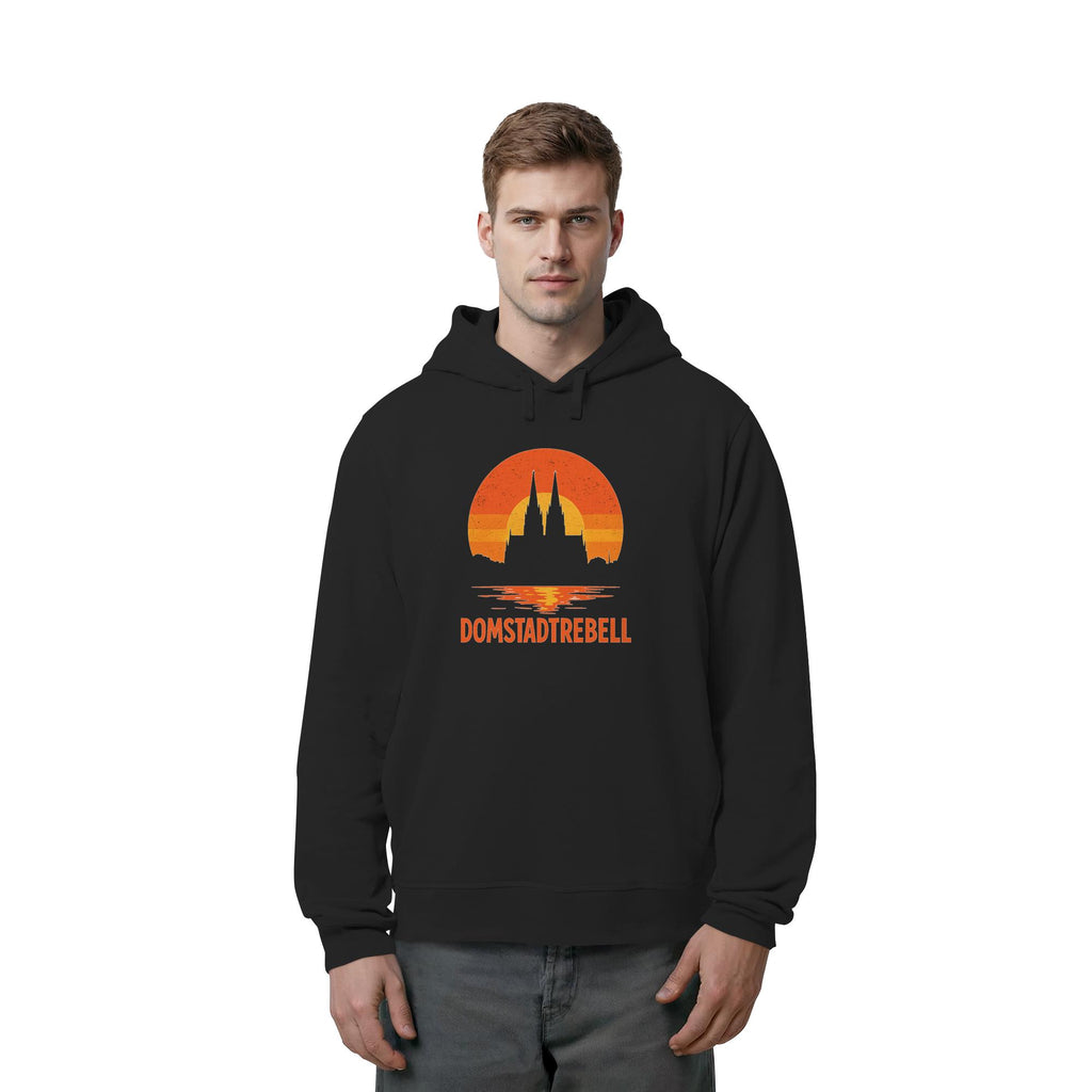 Domstadtrebell - Kölner Dom Sonnenuntergang - Organic Side Pocket Hoodie