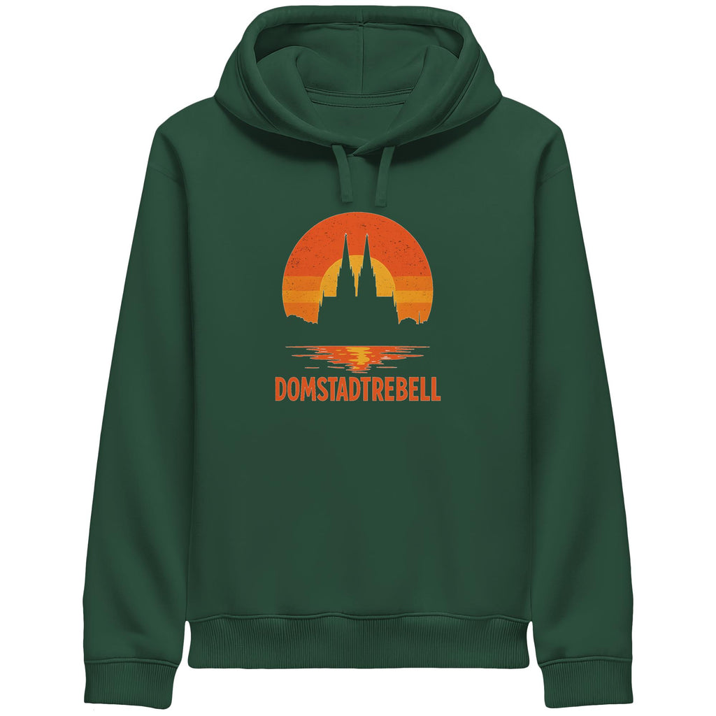 Domstadtrebell - Kölner Dom Sonnenuntergang - Organic Side Pocket Hoodie