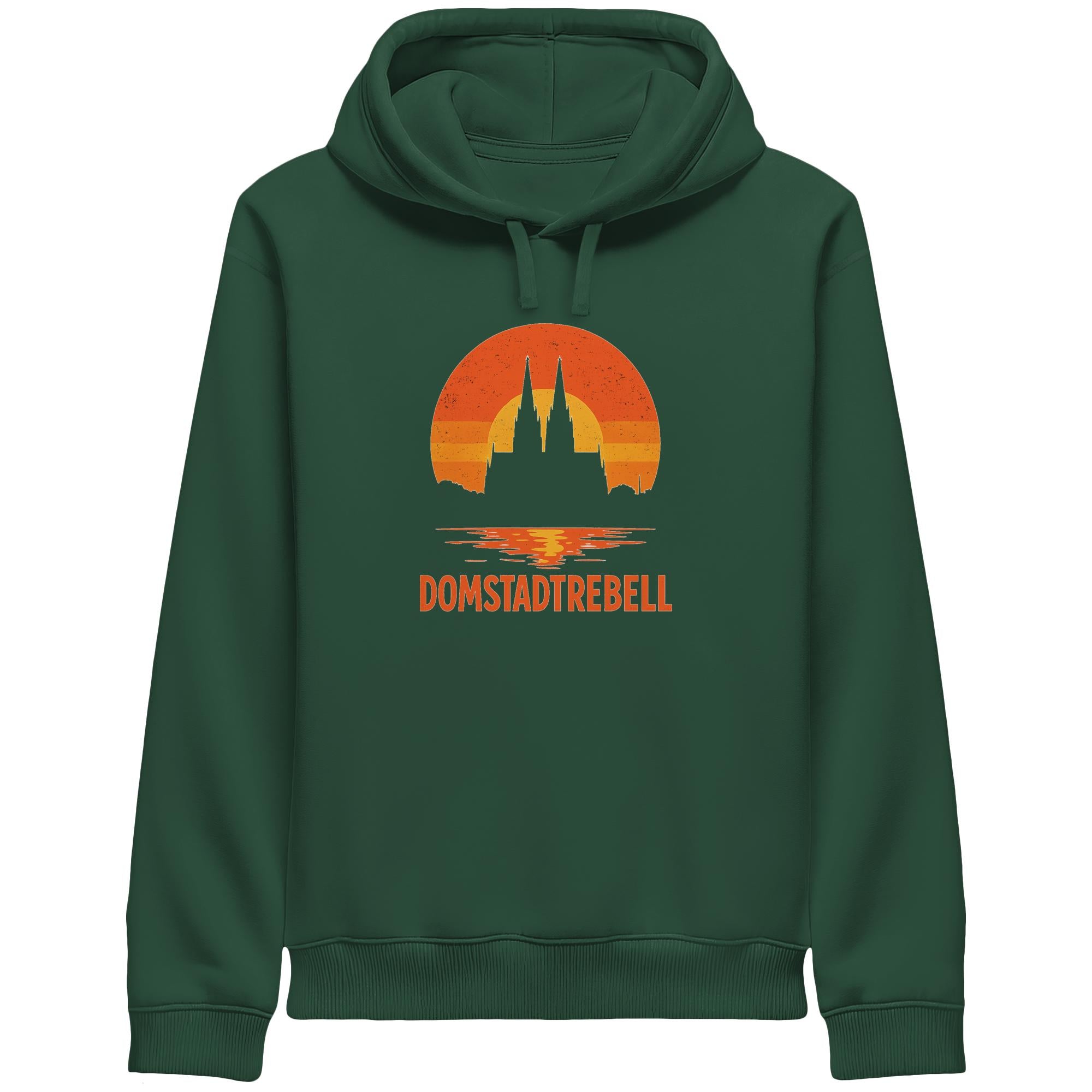 Domstadtrebell - Kölner Dom Sonnenuntergang - Organic Side Pocket Hoodie