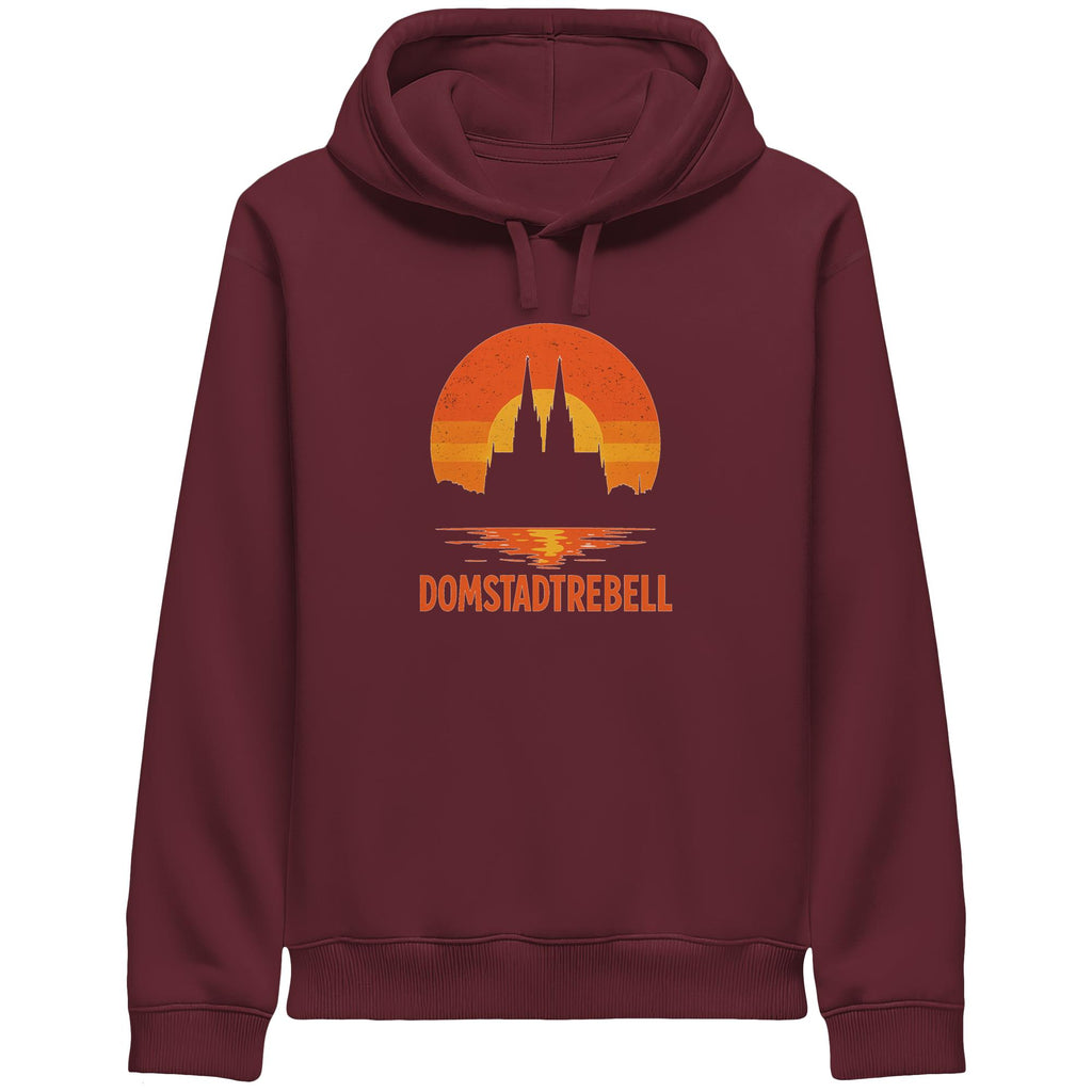 Domstadtrebell - Kölner Dom Sonnenuntergang - Organic Side Pocket Hoodie