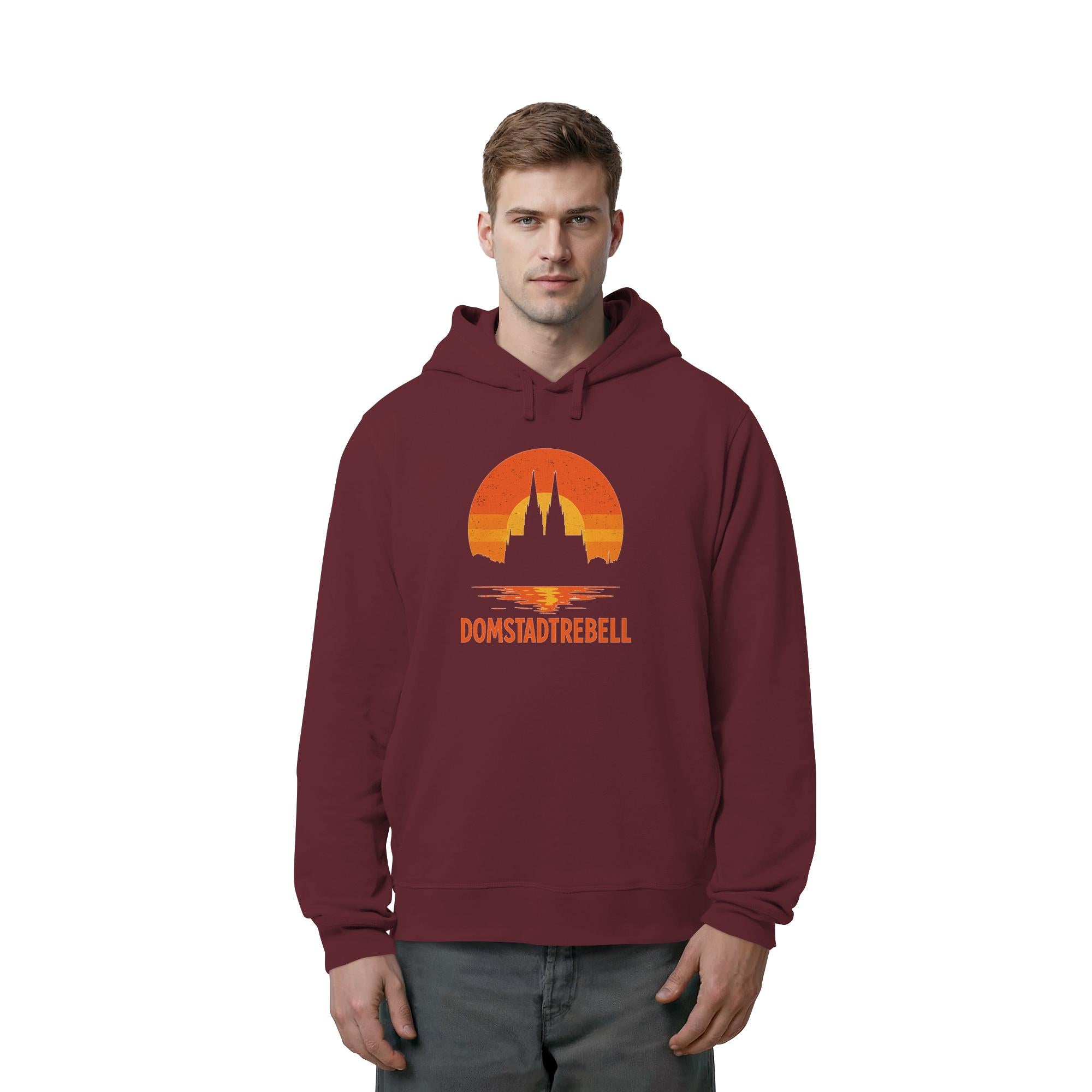 Domstadtrebell - Kölner Dom Sonnenuntergang - Organic Side Pocket Hoodie