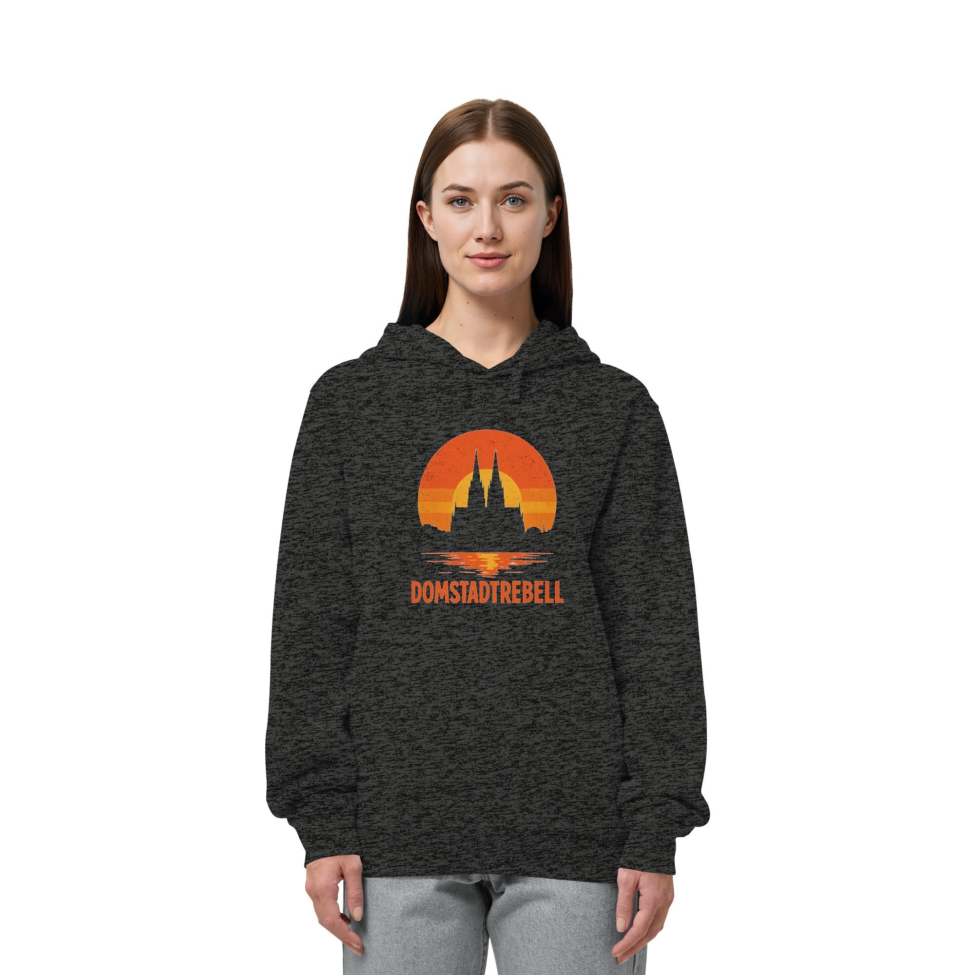 Domstadtrebell - Kölner Dom Sonnenuntergang - Organic Side Pocket Hoodie