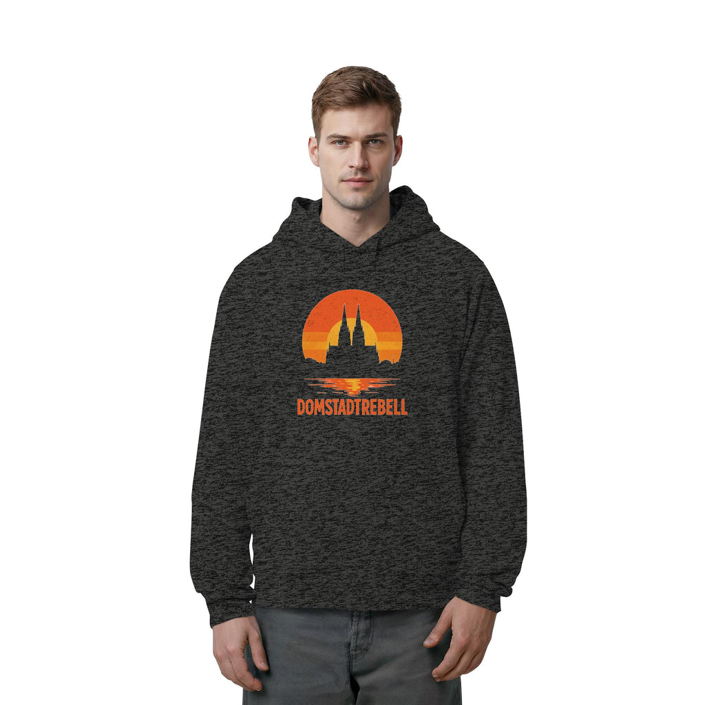 Domstadtrebell - Kölner Dom Sonnenuntergang - Organic Side Pocket Hoodie