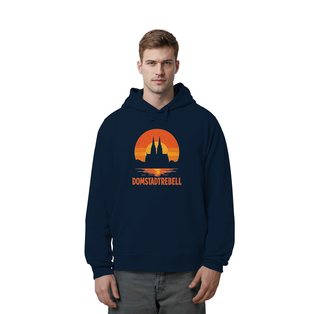 Domstadtrebell - Kölner Dom Sonnenuntergang - Organic Side Pocket Hoodie