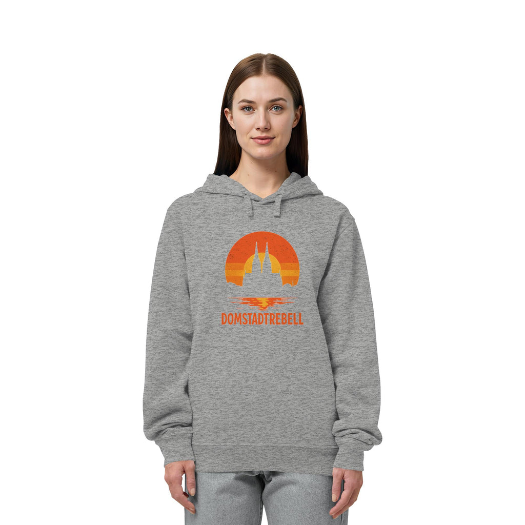 Domstadtrebell - Kölner Dom Sonnenuntergang - Organic Side Pocket Hoodie