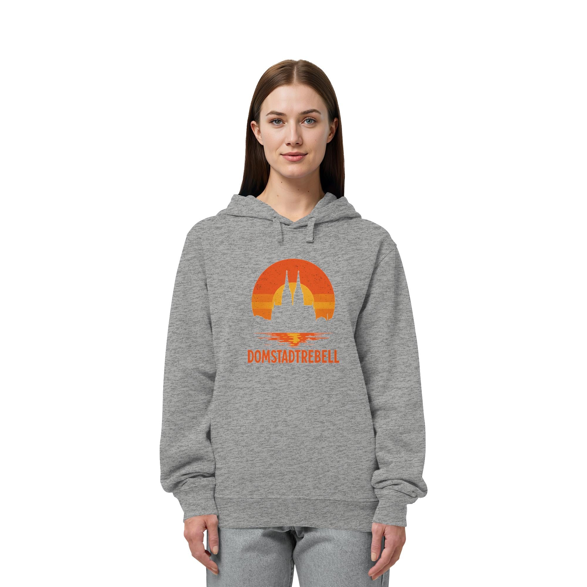 Domstadtrebell - Kölner Dom Sonnenuntergang - Organic Side Pocket Hoodie