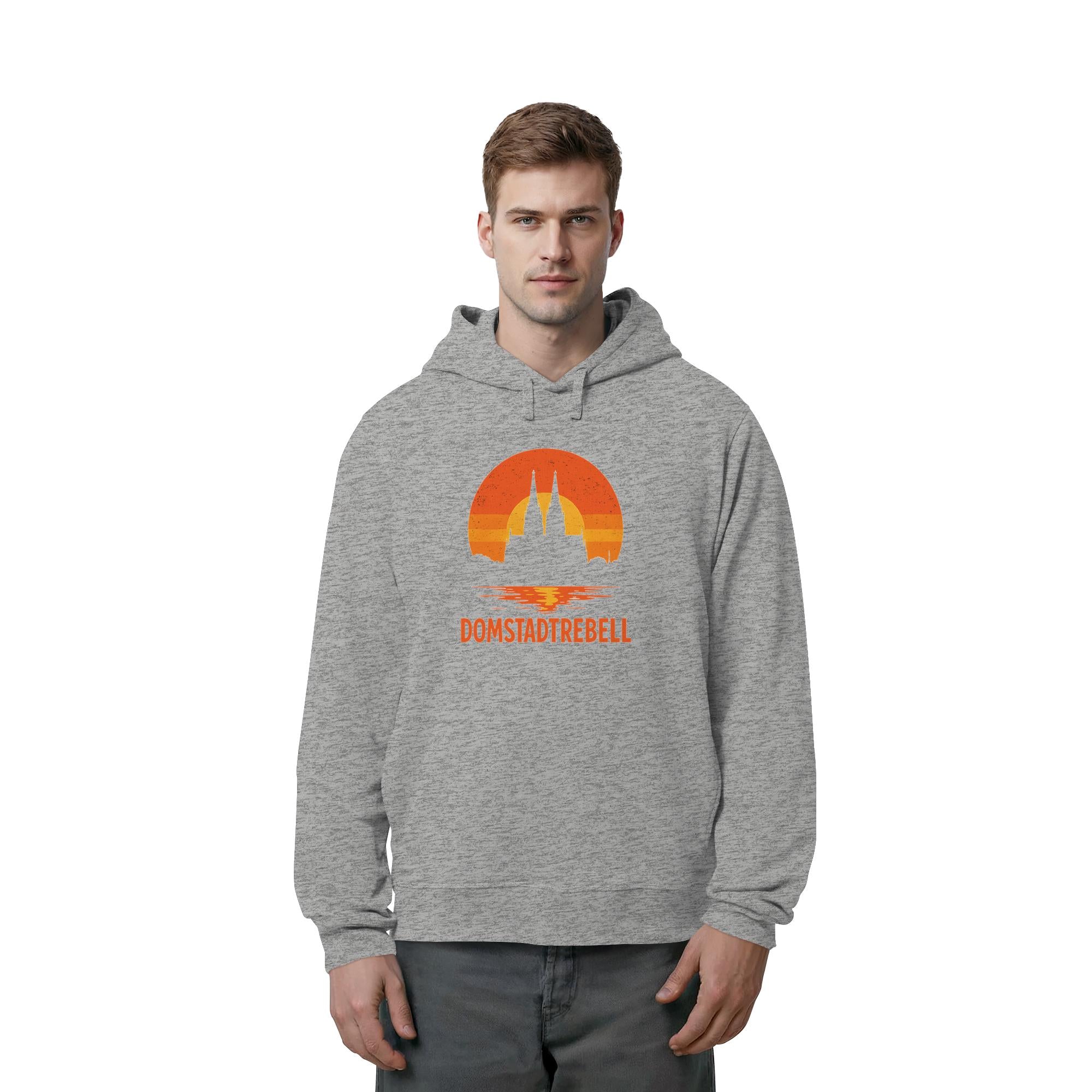 Domstadtrebell - Kölner Dom Sonnenuntergang - Organic Side Pocket Hoodie
