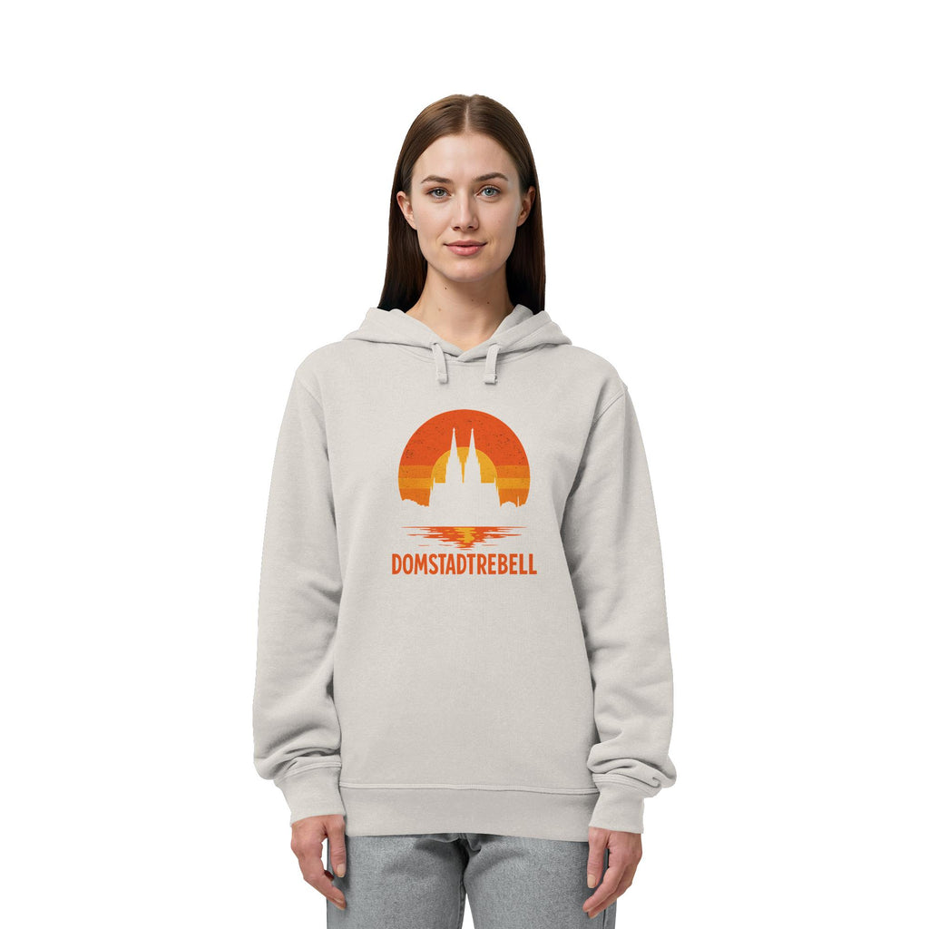 Domstadtrebell - Kölner Dom Sonnenuntergang - Organic Side Pocket Hoodie