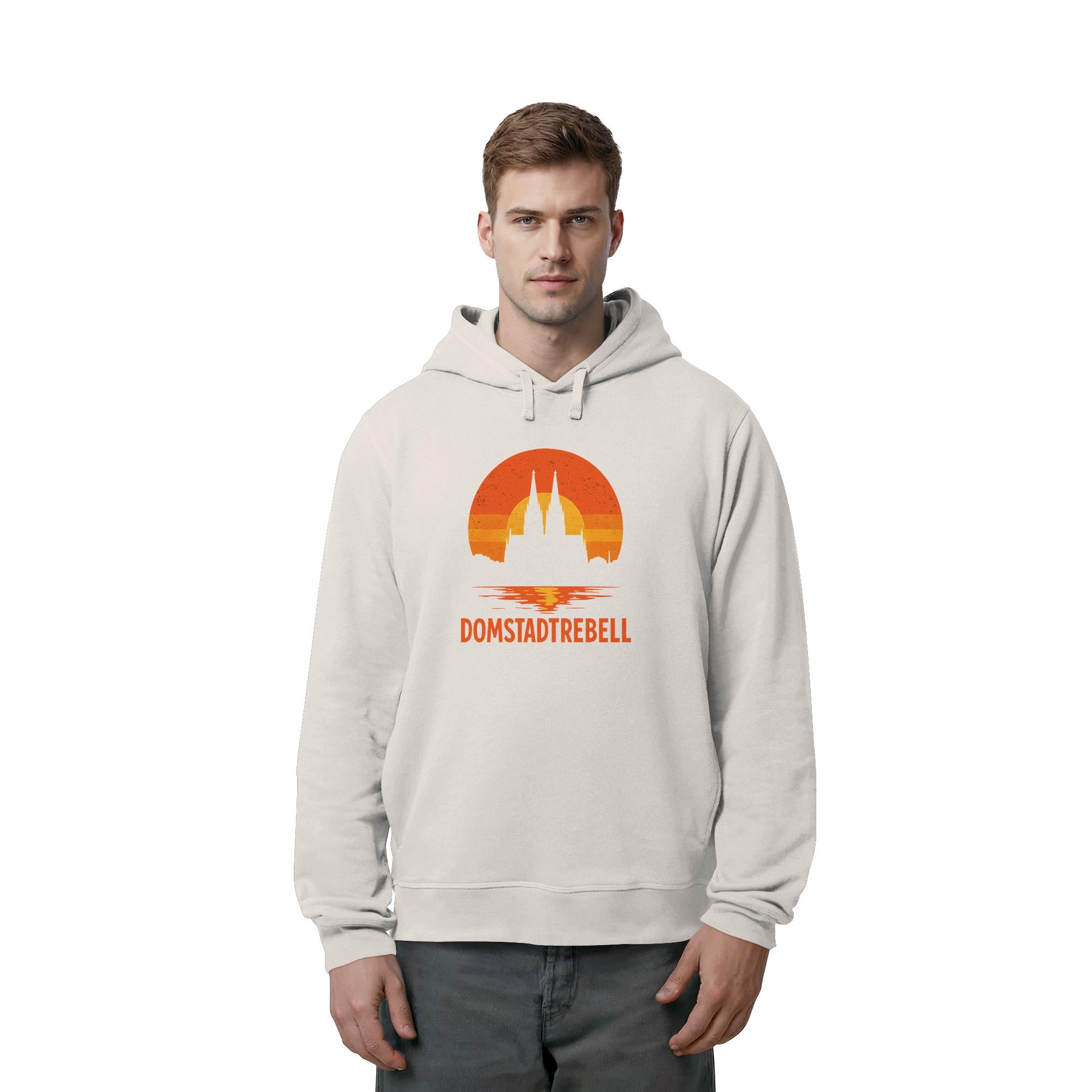 Domstadtrebell - Kölner Dom Sonnenuntergang - Organic Side Pocket Hoodie