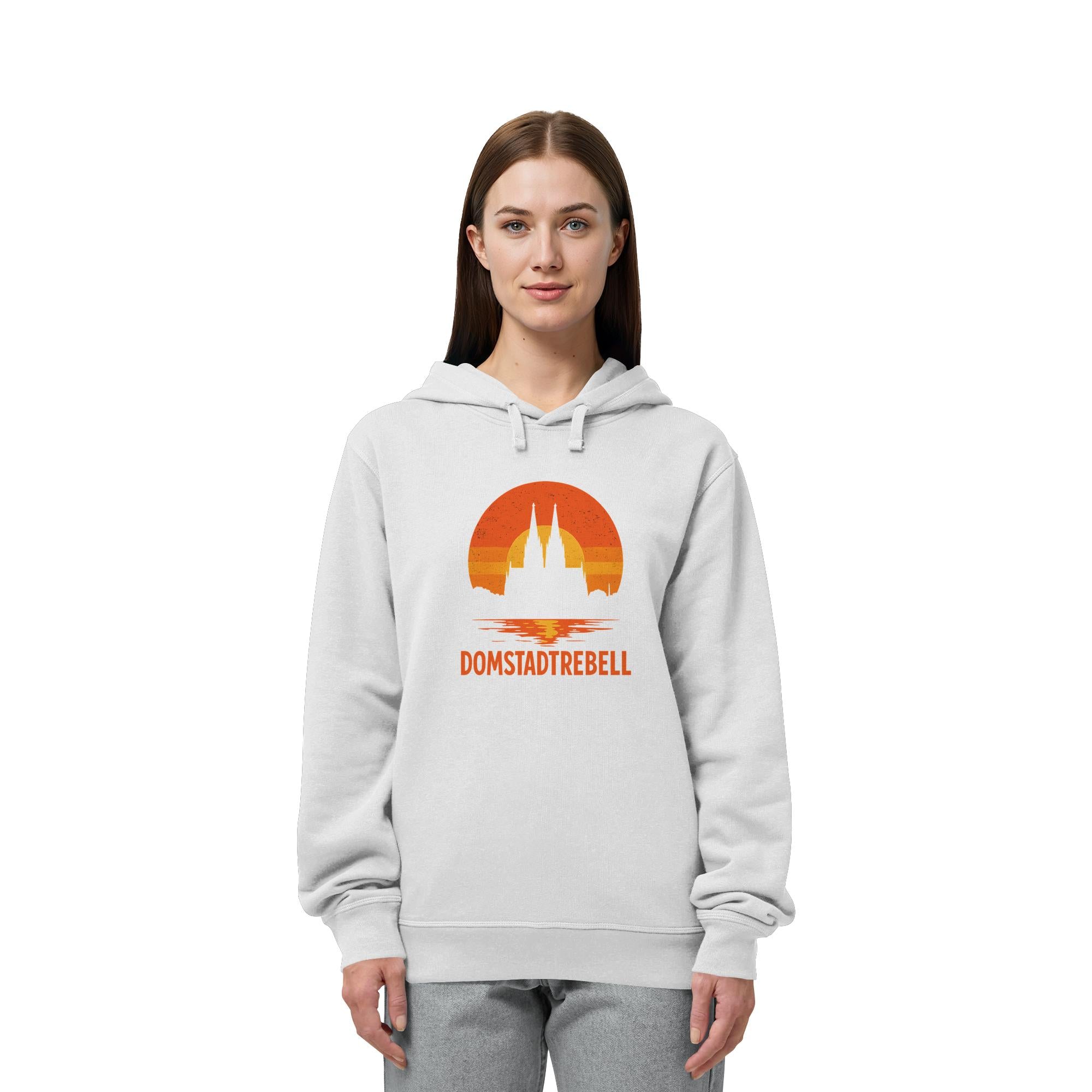 Domstadtrebell - Kölner Dom Sonnenuntergang - Organic Side Pocket Hoodie
