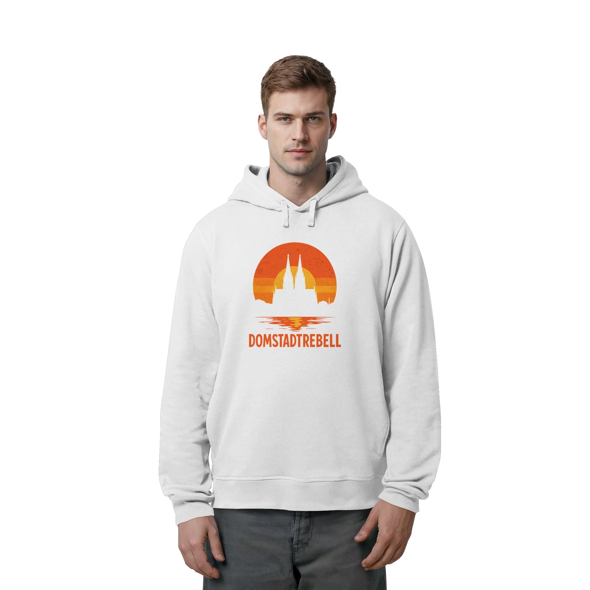 Domstadtrebell - Kölner Dom Sonnenuntergang - Organic Side Pocket Hoodie