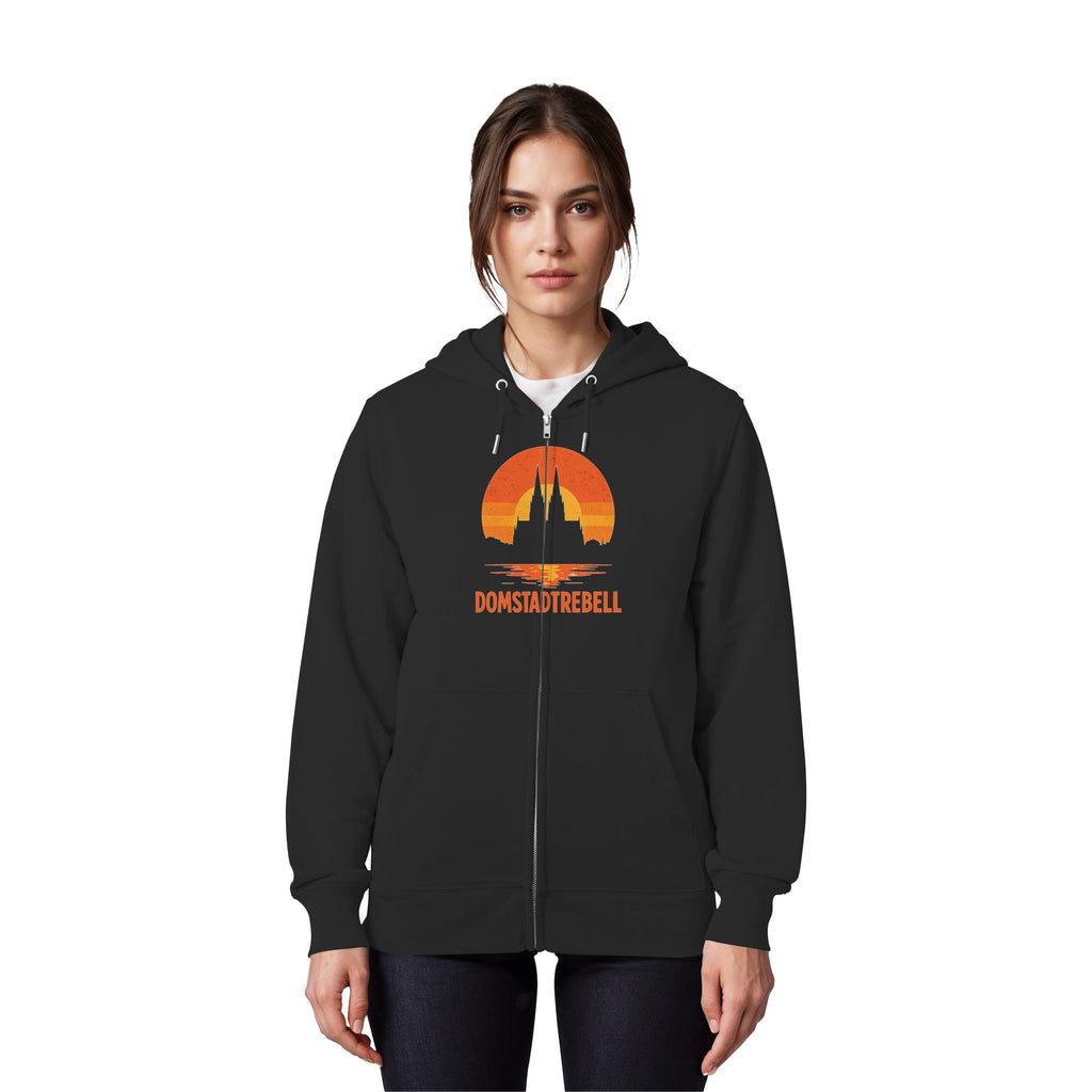 Domstadtrebell - Kölner Dom Sonnenuntergang - Organic Zipper