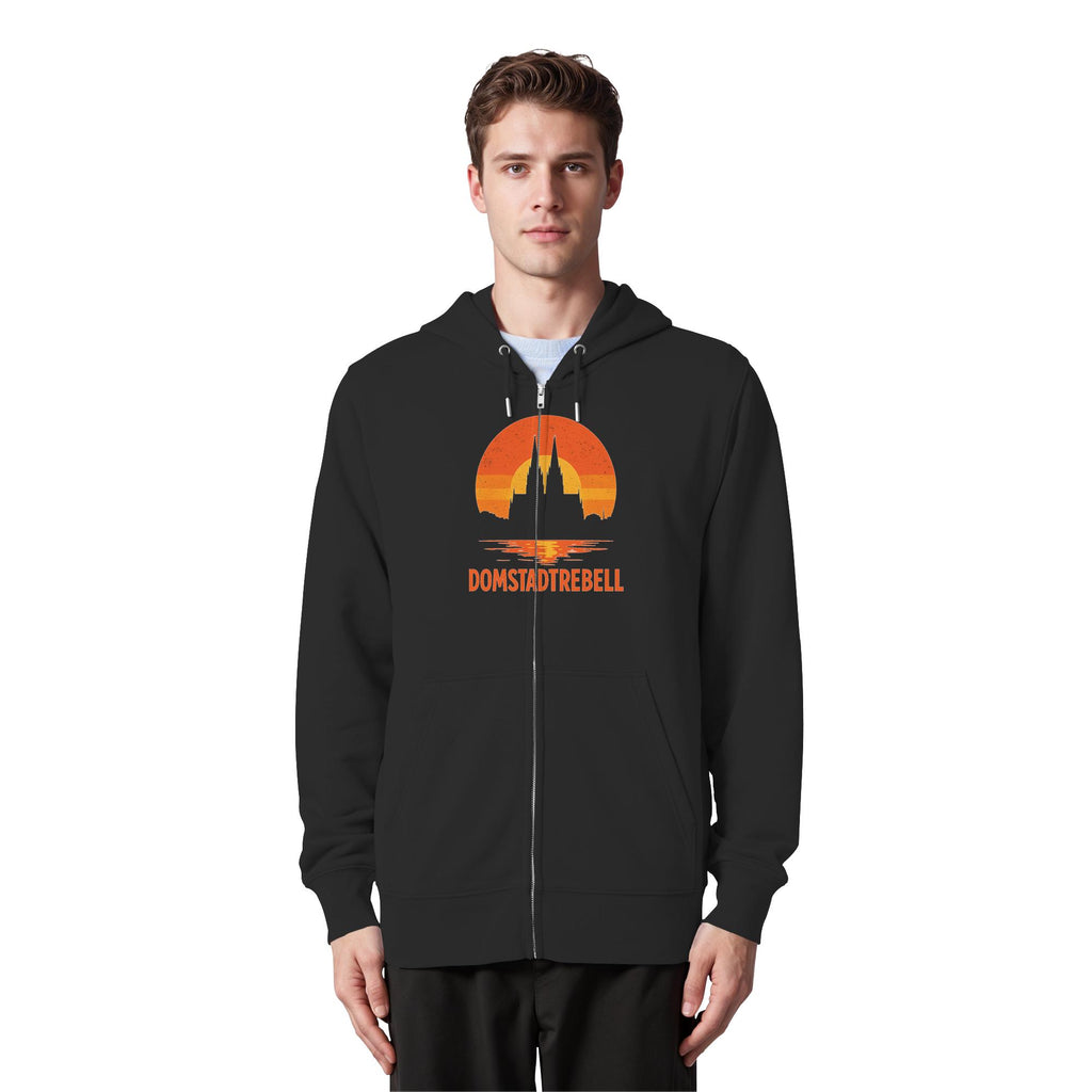 Domstadtrebell - Kölner Dom Sonnenuntergang - Organic Zipper