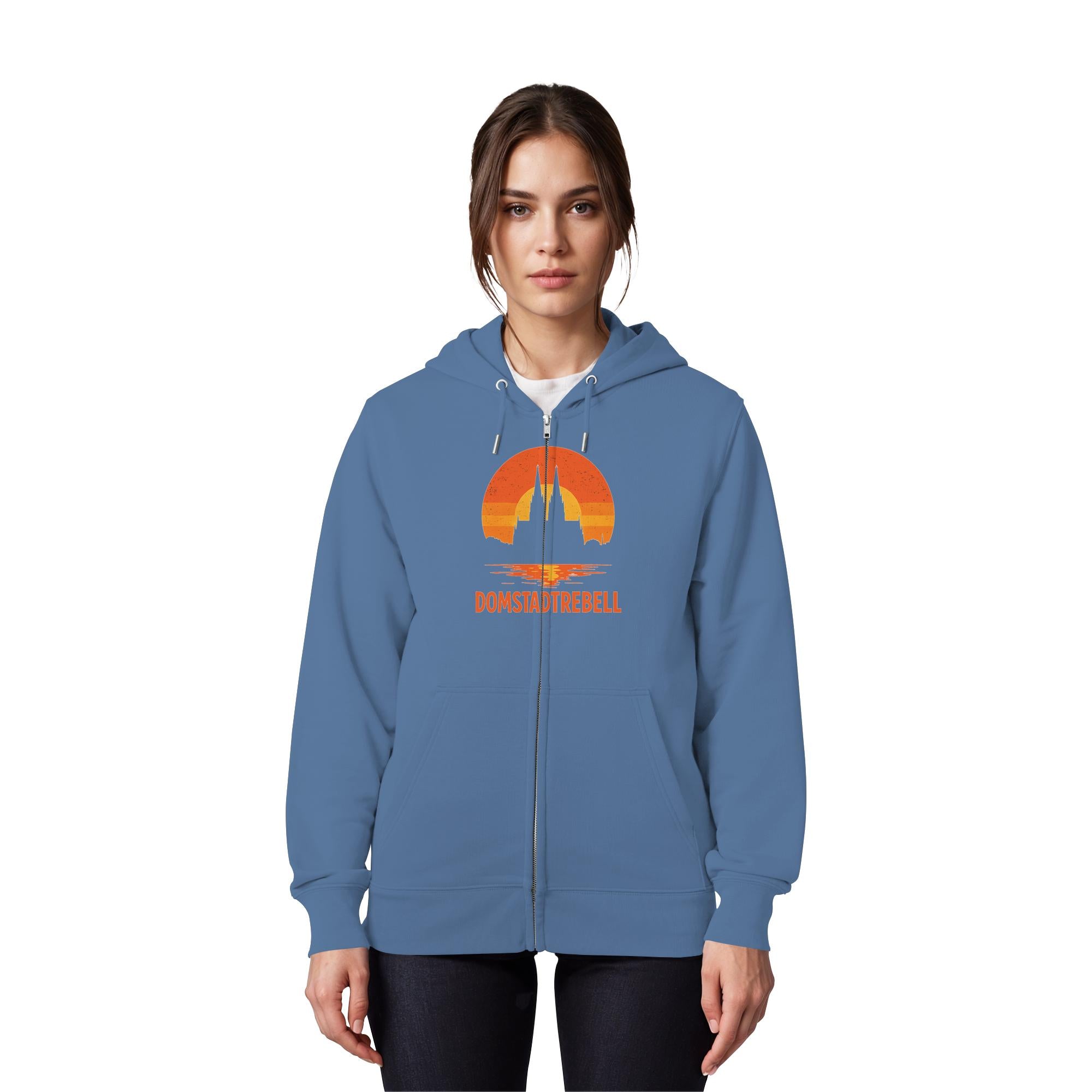 Domstadtrebell - Kölner Dom Sonnenuntergang - Organic Zipper