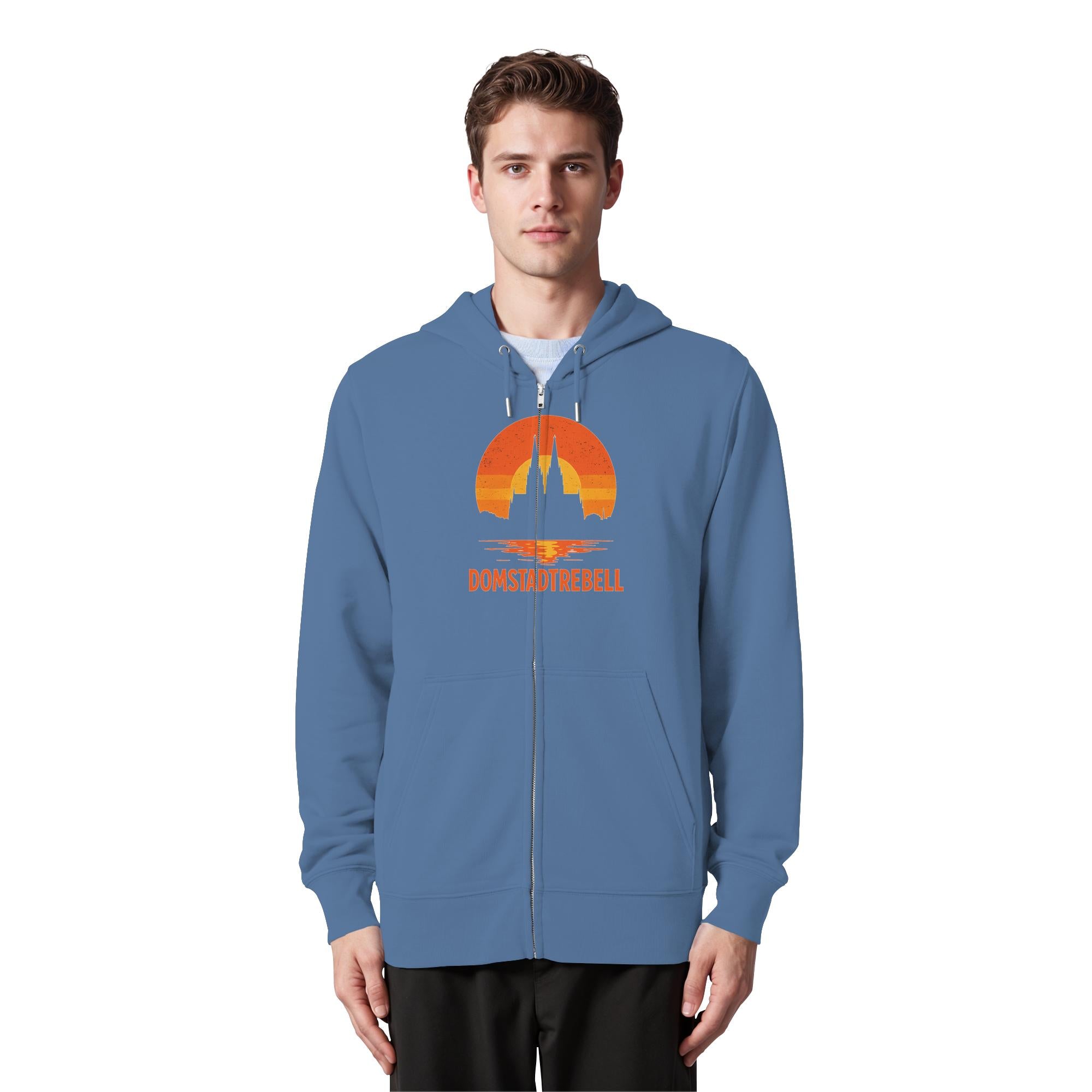 Domstadtrebell - Kölner Dom Sonnenuntergang - Organic Zipper