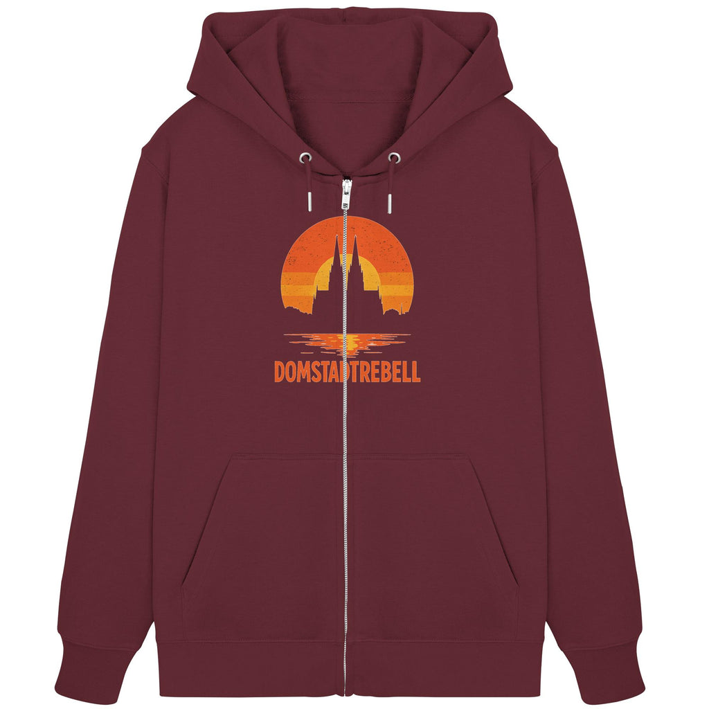 Domstadtrebell - Kölner Dom Sonnenuntergang - Organic Zipper