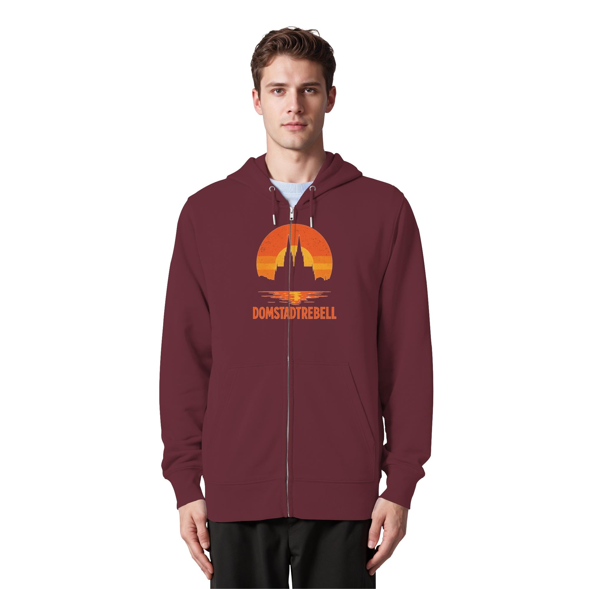 Domstadtrebell - Kölner Dom Sonnenuntergang - Organic Zipper