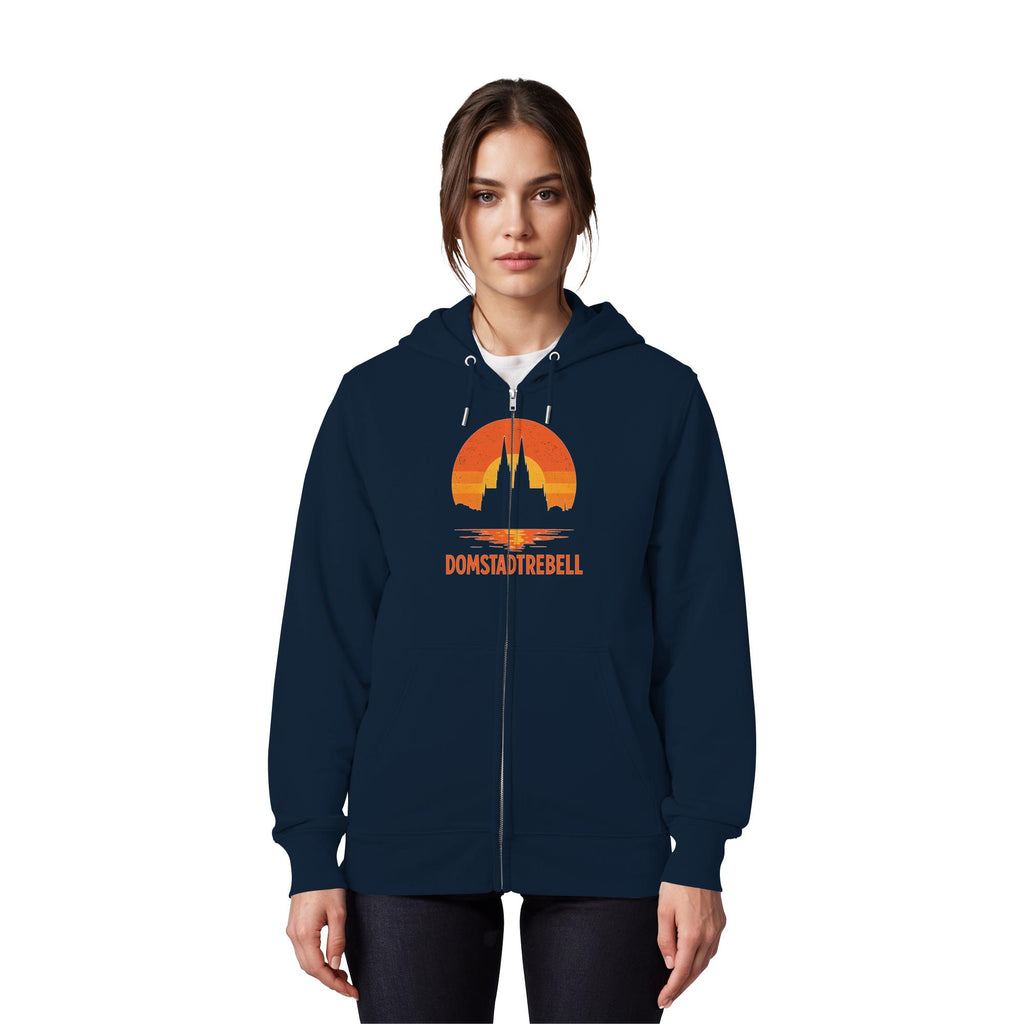 Domstadtrebell - Kölner Dom Sonnenuntergang - Organic Zipper