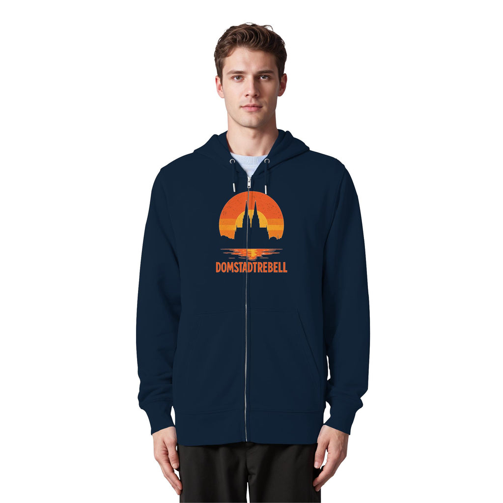 Domstadtrebell - Kölner Dom Sonnenuntergang - Organic Zipper