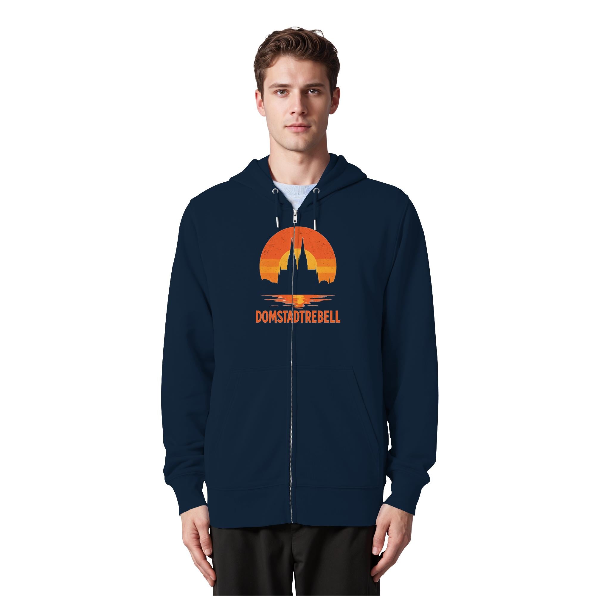 Domstadtrebell - Kölner Dom Sonnenuntergang - Organic Zipper