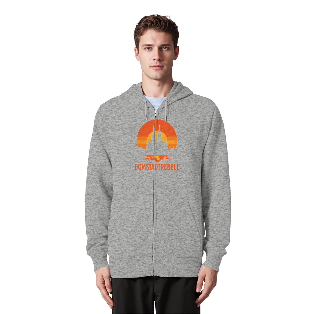 Domstadtrebell - Kölner Dom Sonnenuntergang - Organic Zipper